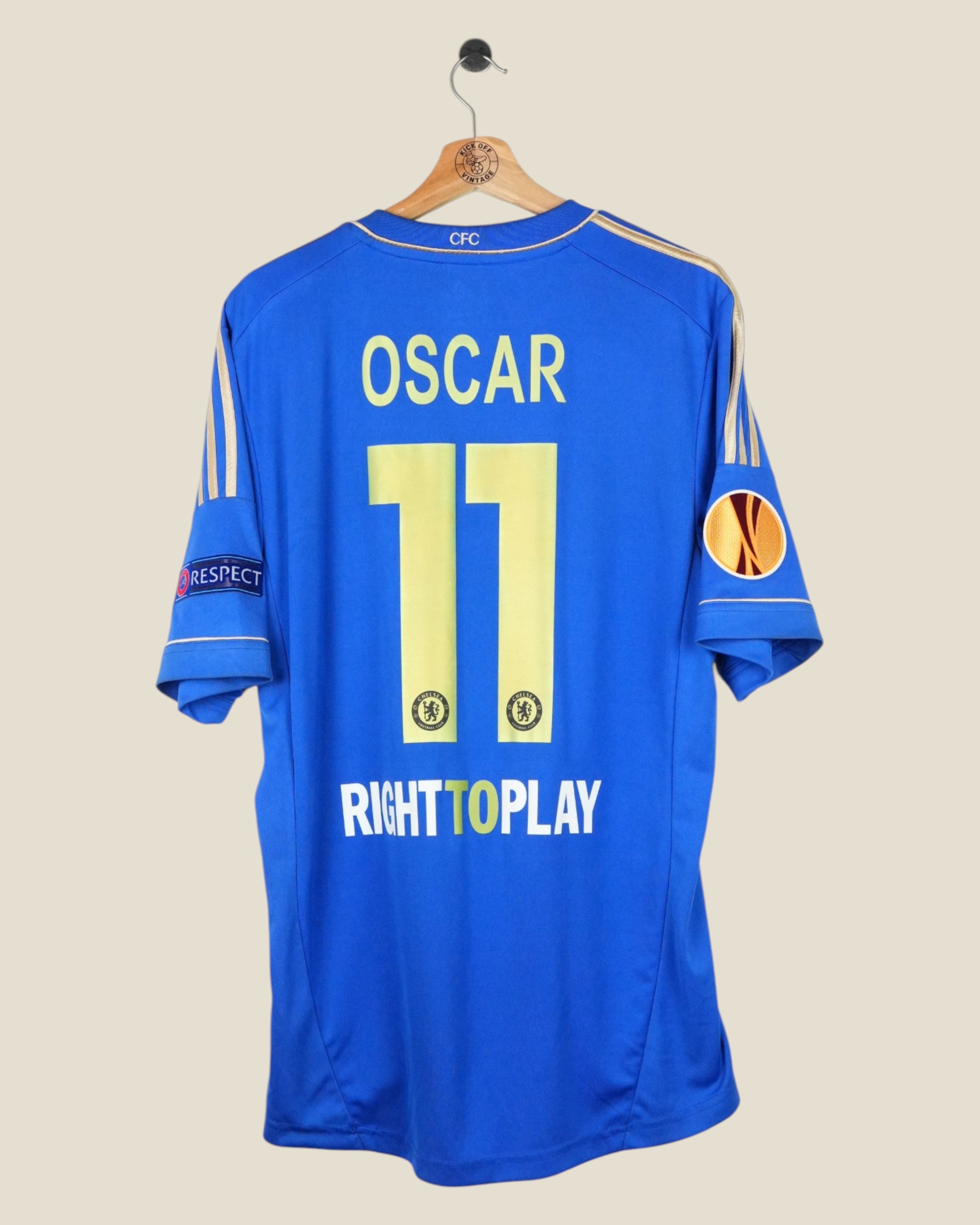 CHELSEA 2012/13 OSCAR HOME SHIRT EUROPA LEAGUE (L) ADIDAS