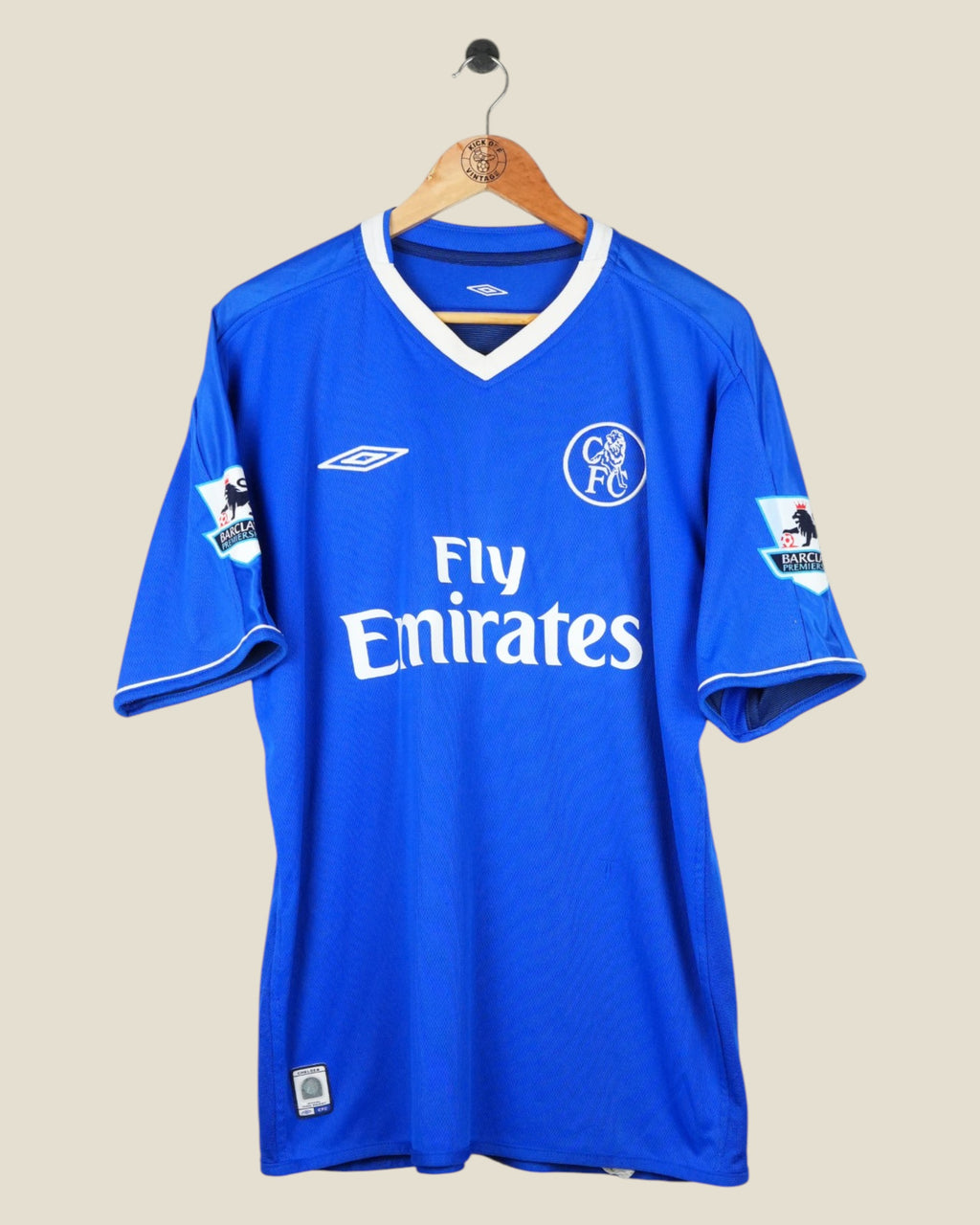 CHELSEA 2003/04 ROBBEN HOME SHIRT EPL (L) UMBRO
