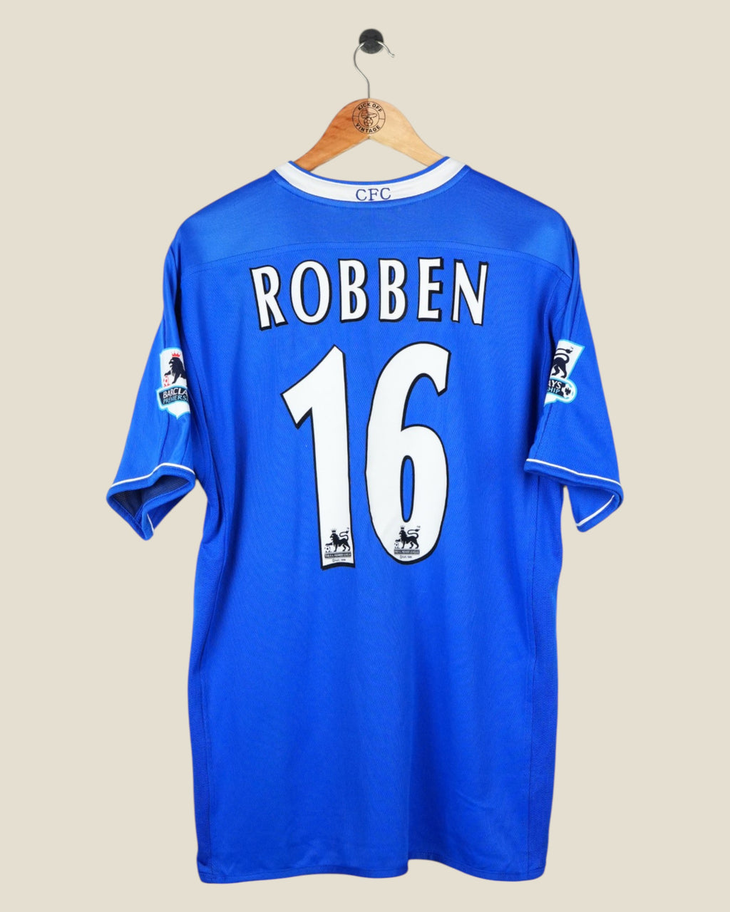 CHELSEA 2003/04 ROBBEN HOME SHIRT EPL (L) UMBRO