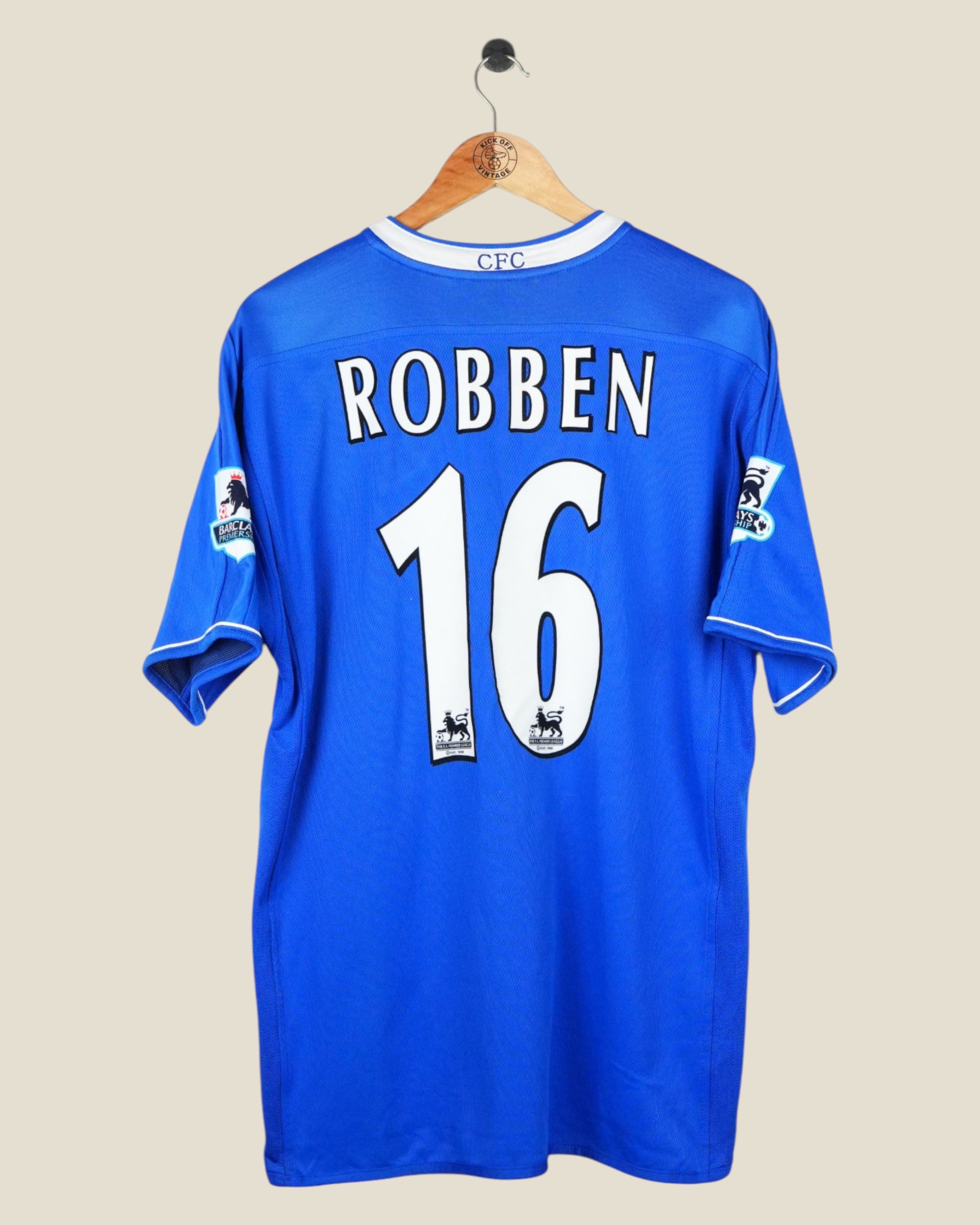 CHELSEA 2003/04 ROBBEN HOME SHIRT EPL (L) UMBRO