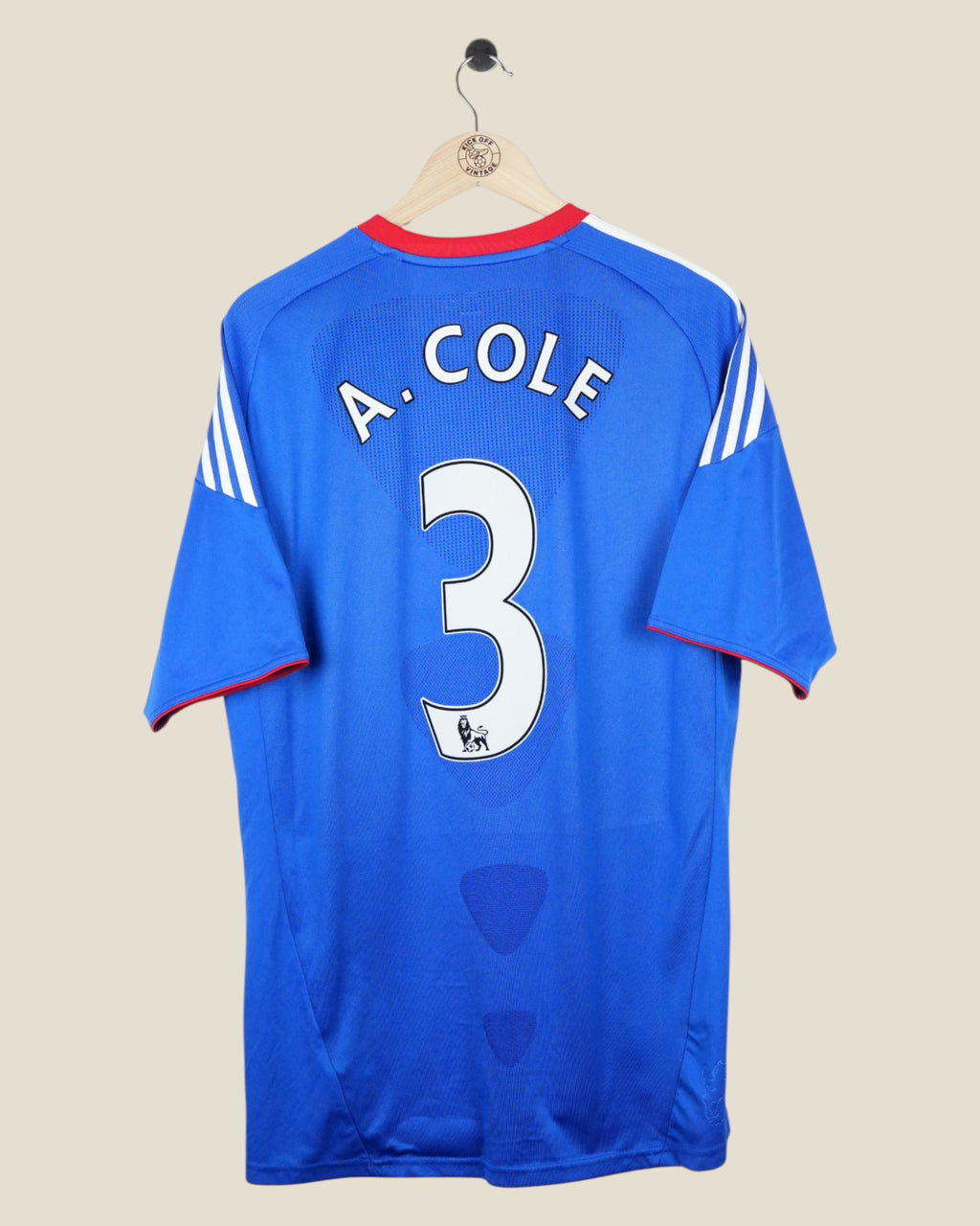 CHELSEA 2010/11 COLE HOME SHIRT (L) ADIDAS