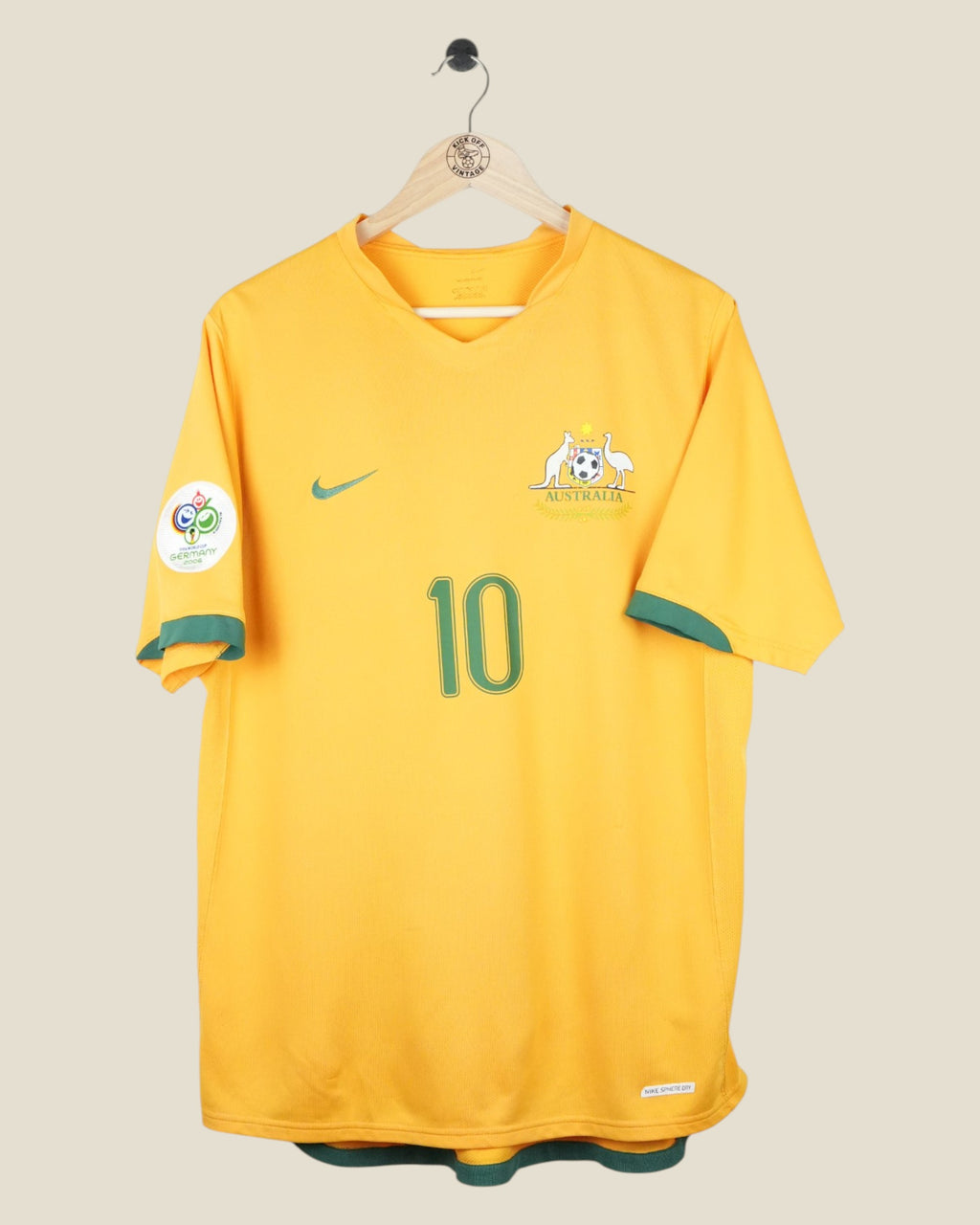 AUSTRALIA 2006 KEWELL HOME SHIRT WORLD CUP (L) NIKE