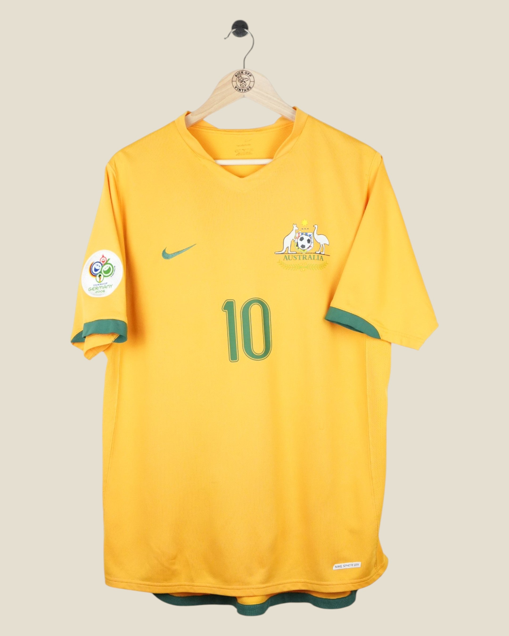 AUSTRALIA 2006 KEWELL HOME SHIRT WORLD CUP (L) NIKE
