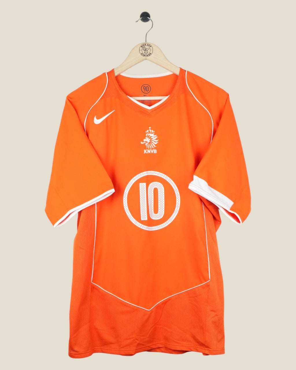 NETHERLANDS 2004 VAN NISTELROOY HOME SHIRT (L) NIKE
