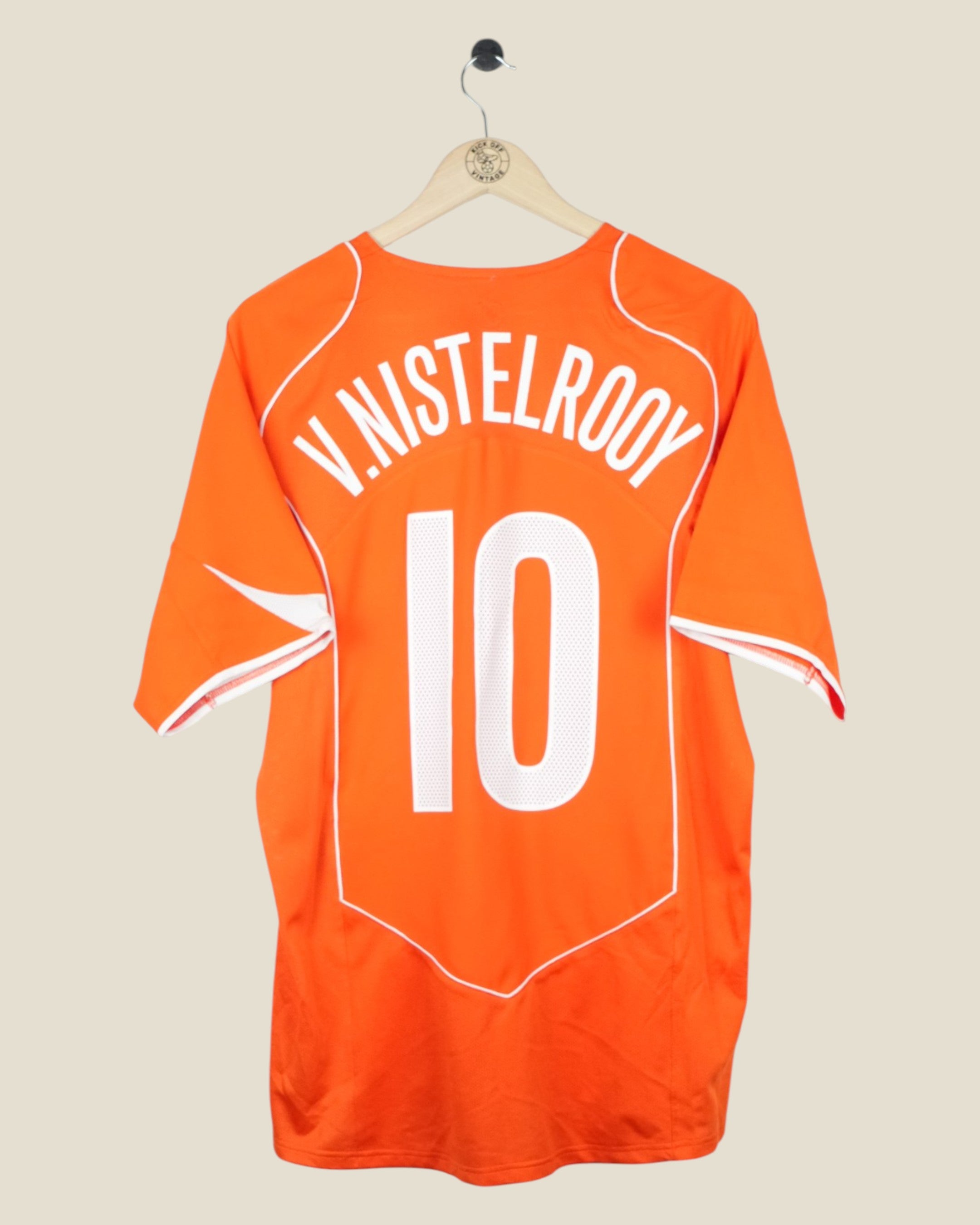 NETHERLANDS 2004 VAN NISTELROOY HOME SHIRT (L) NIKE