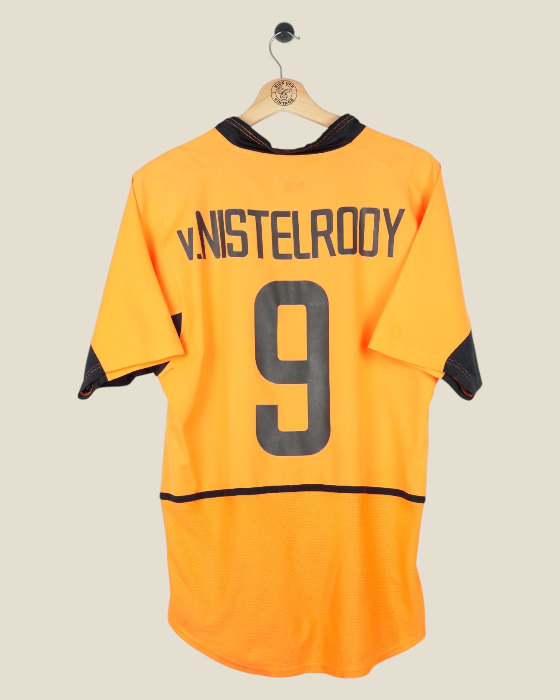 NETHERLANDS 2002 VAN NISTELROOY HOME SHIRT (S/M) NIKE