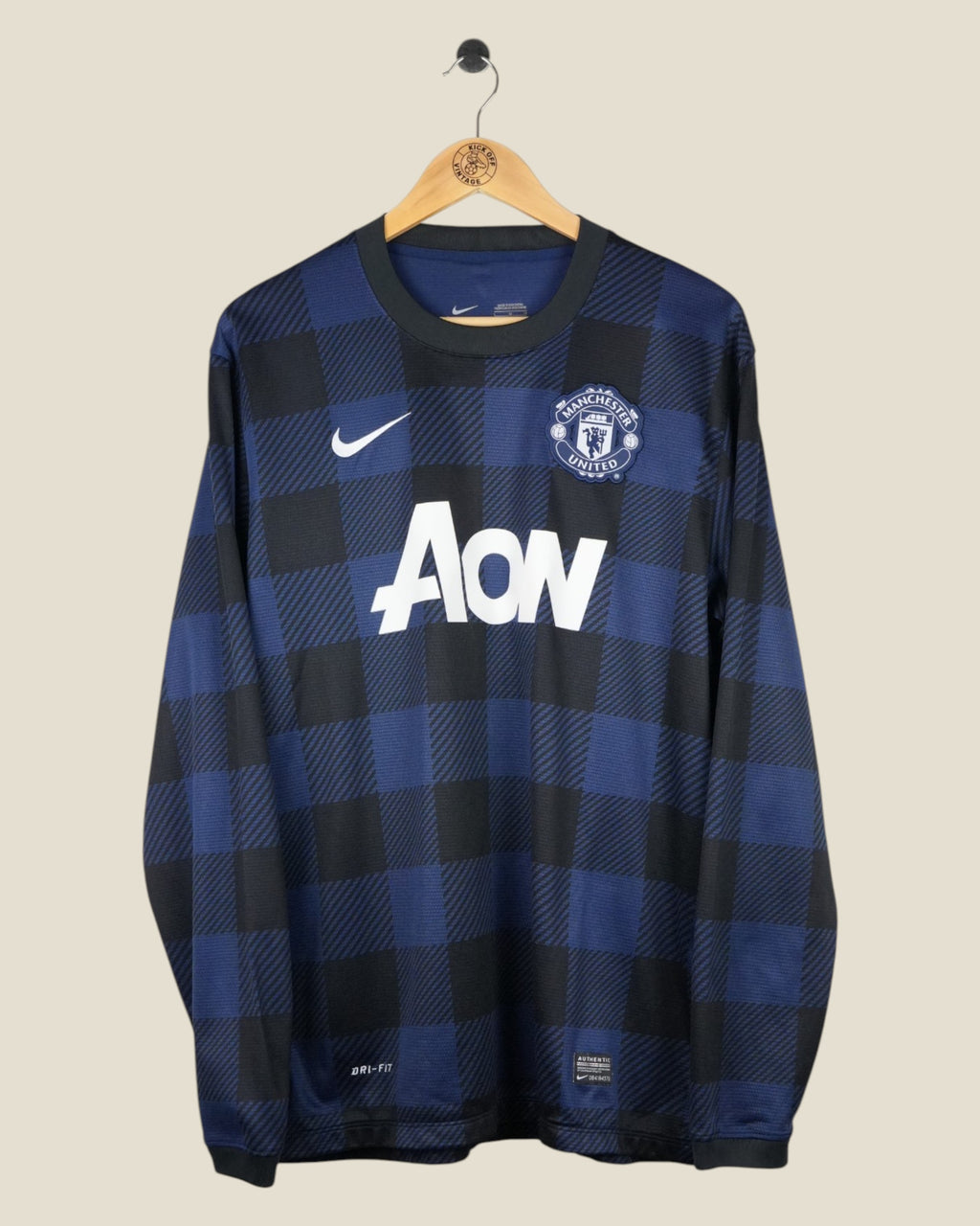 MANCHESTER UNITED 2013/14 ROONEY AWAY SHIRT L/S (L) NIKE