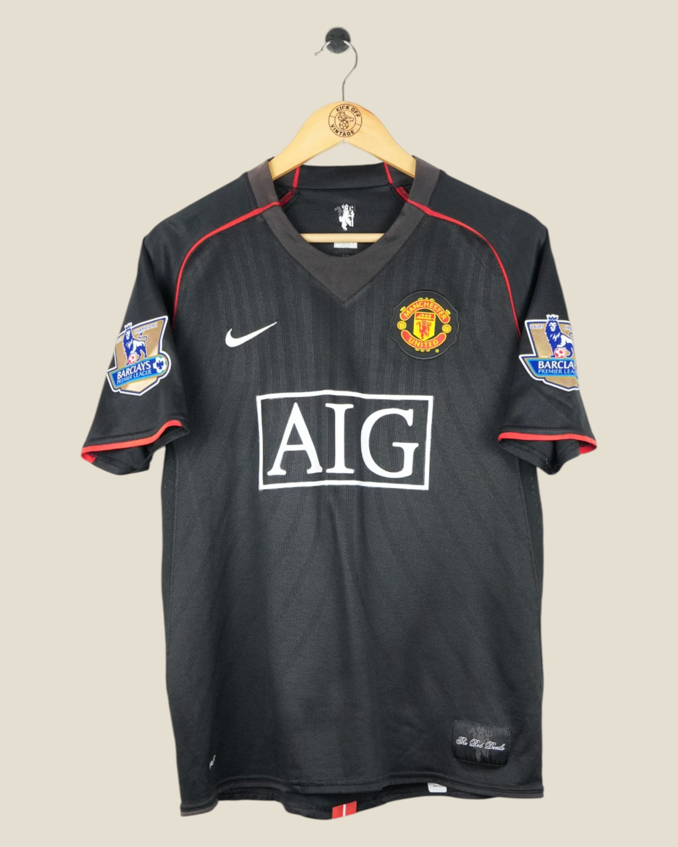 MANCHESTER UNITED 2007/08 ROONEY AWAY SHIRT EPL (M) NIKE