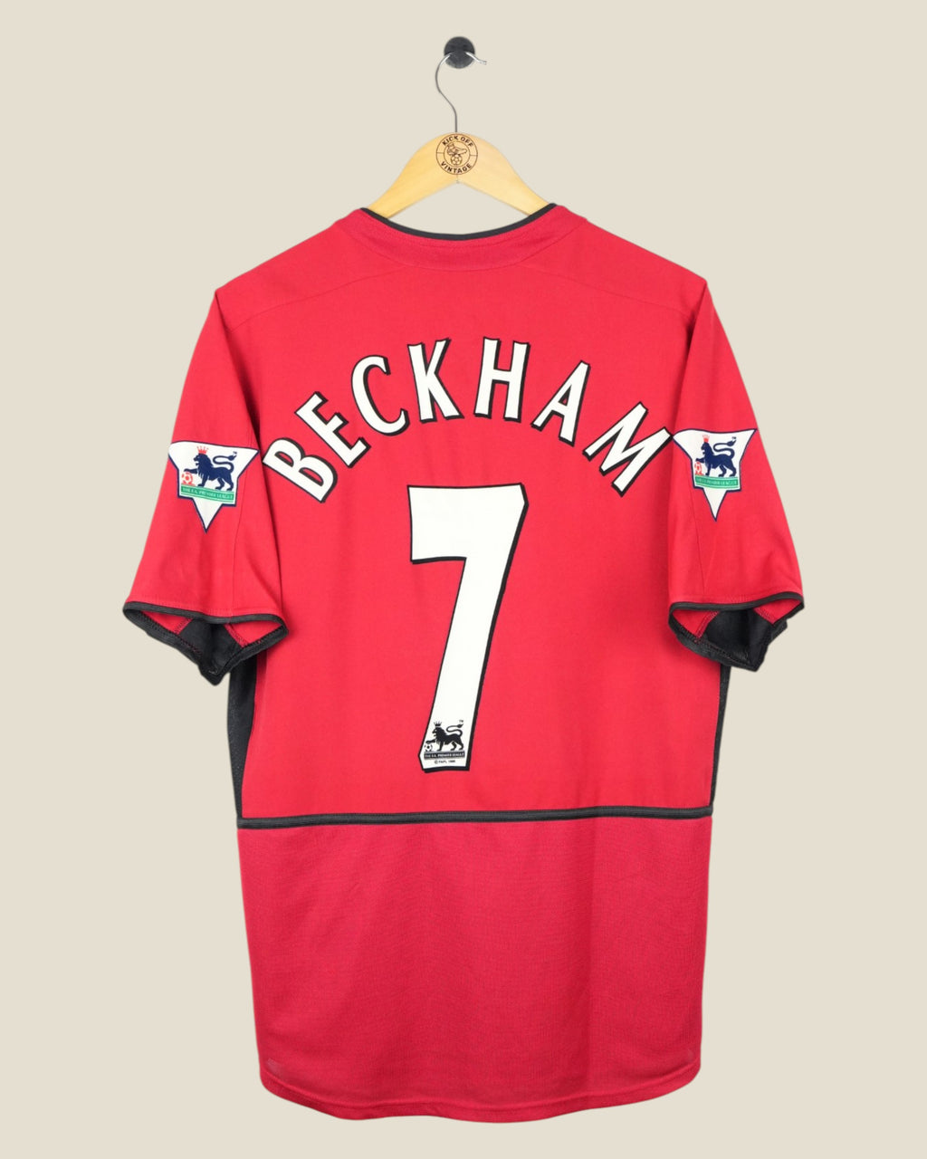 MANCHESTER UNITED 2002/03 BECKHAM HOME SHIRT EPL (M) NIKE