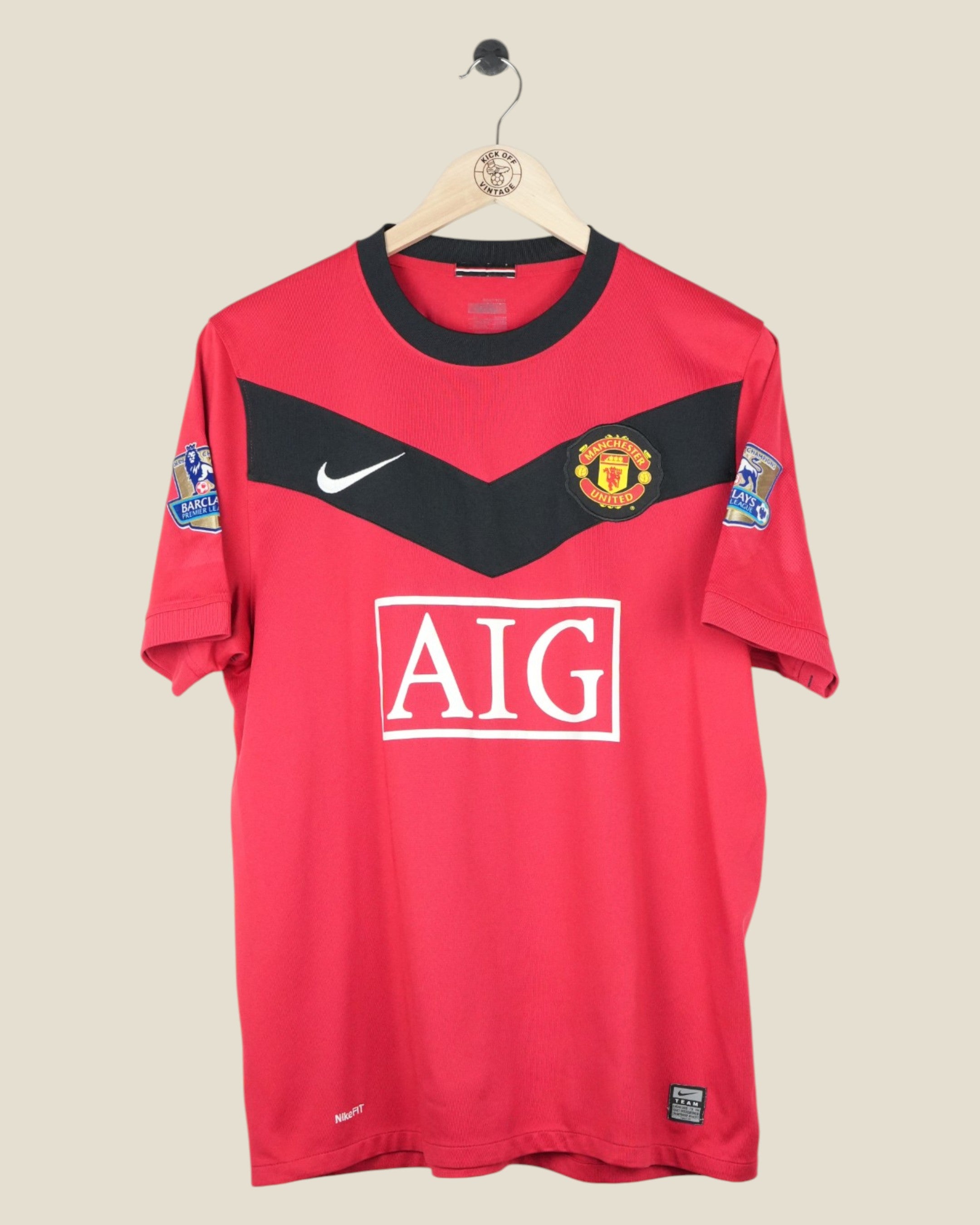 MANCHESTER UNITED 2009/10 BERBATOV HOME SHIRT EPL (M) NIKE