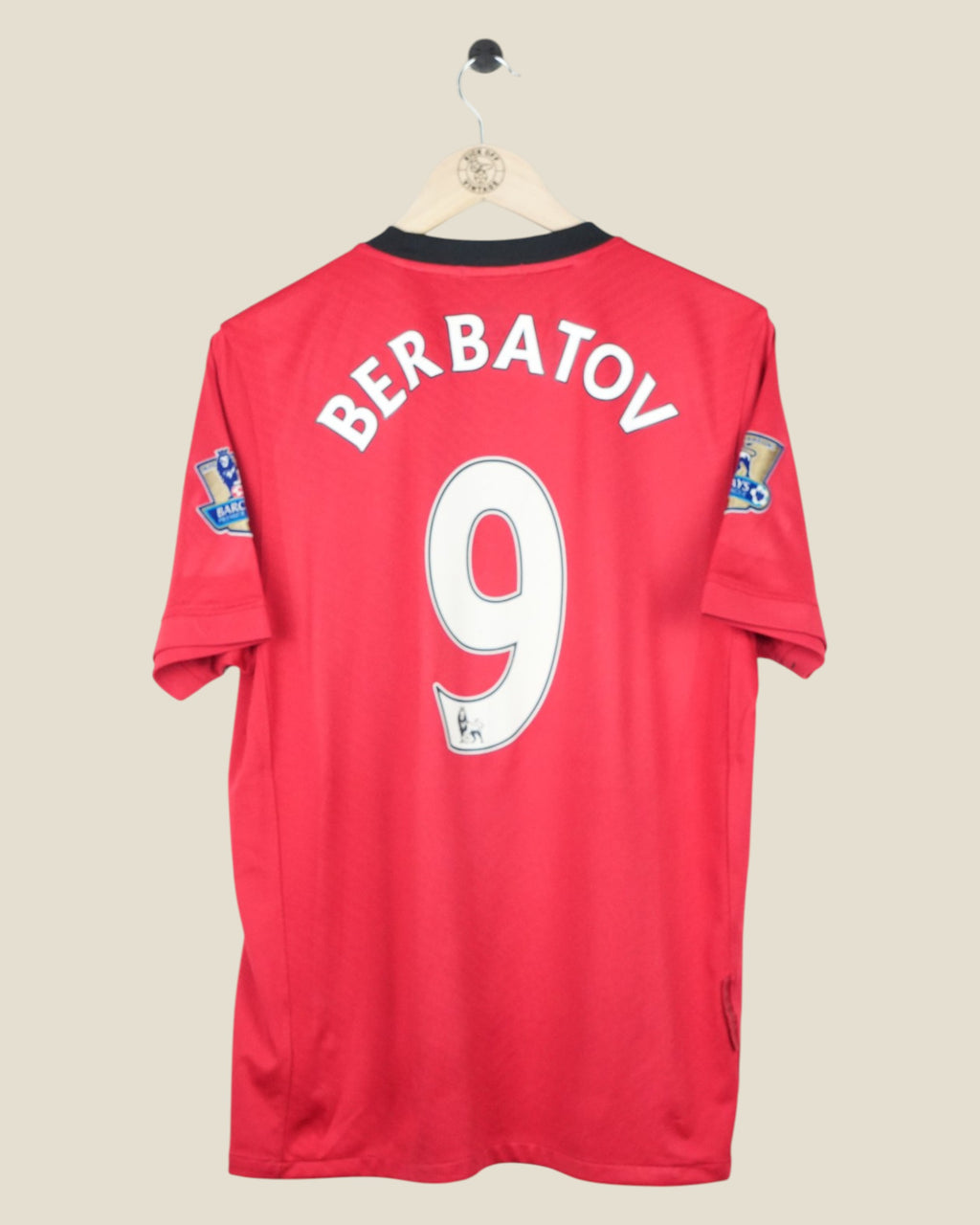 MANCHESTER UNITED 2009/10 BERBATOV HOME SHIRT EPL (M) NIKE