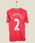 MANCHESTER UNITED 2011/12 NEVILLE HOME SHIRT (M) NIKE