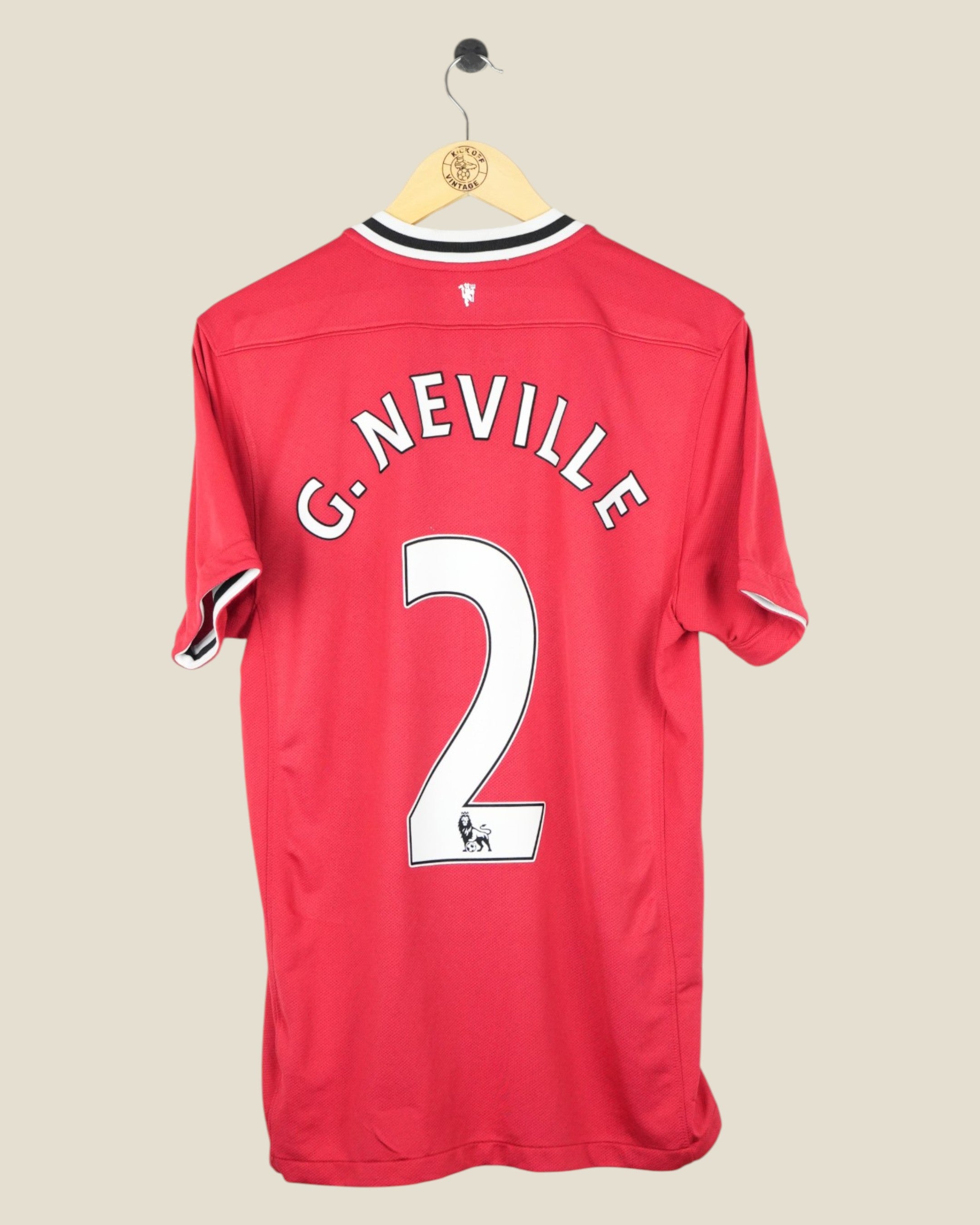 MANCHESTER UNITED 2011/12 NEVILLE HOME SHIRT (M) NIKE