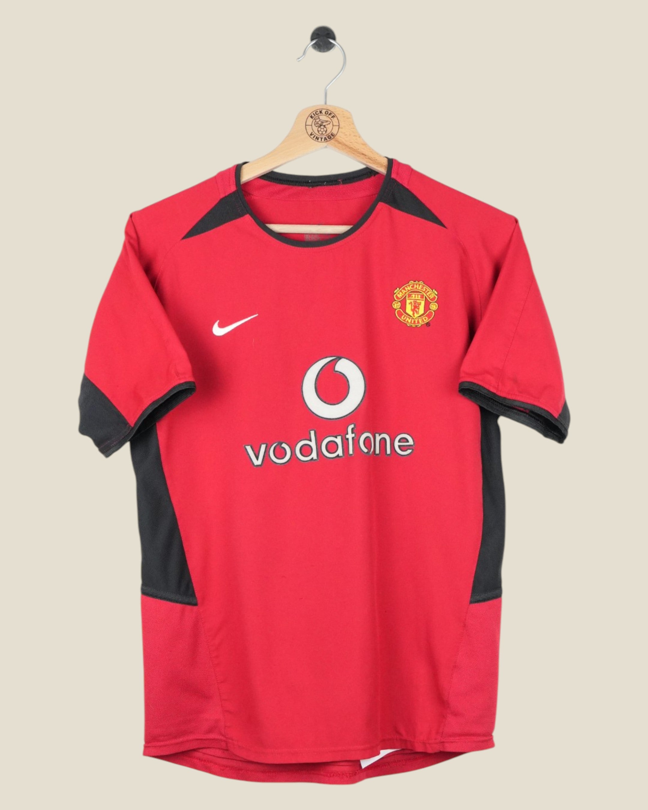 MANCHESTER UNITED 2002/04 HOME SHIRT (KIDS L) NIKE