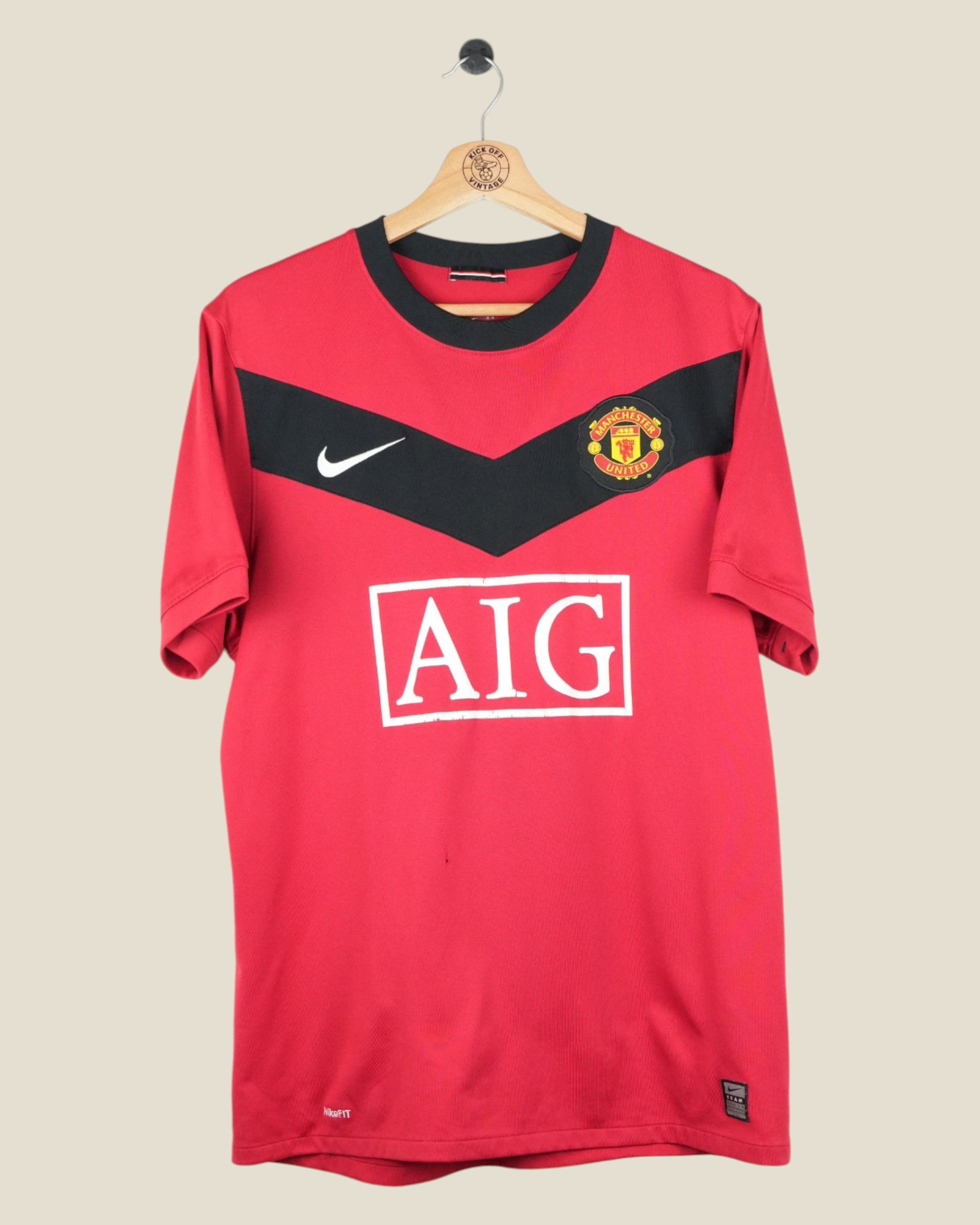 MANCHESTER UNITED 2009/10 BERBATOV HOME SHIRT (M) NIKE