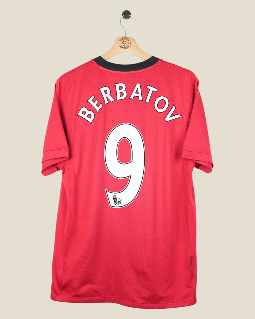 MANCHESTER UNITED 2009/10 BERBATOV HOME SHIRT (M) NIKE