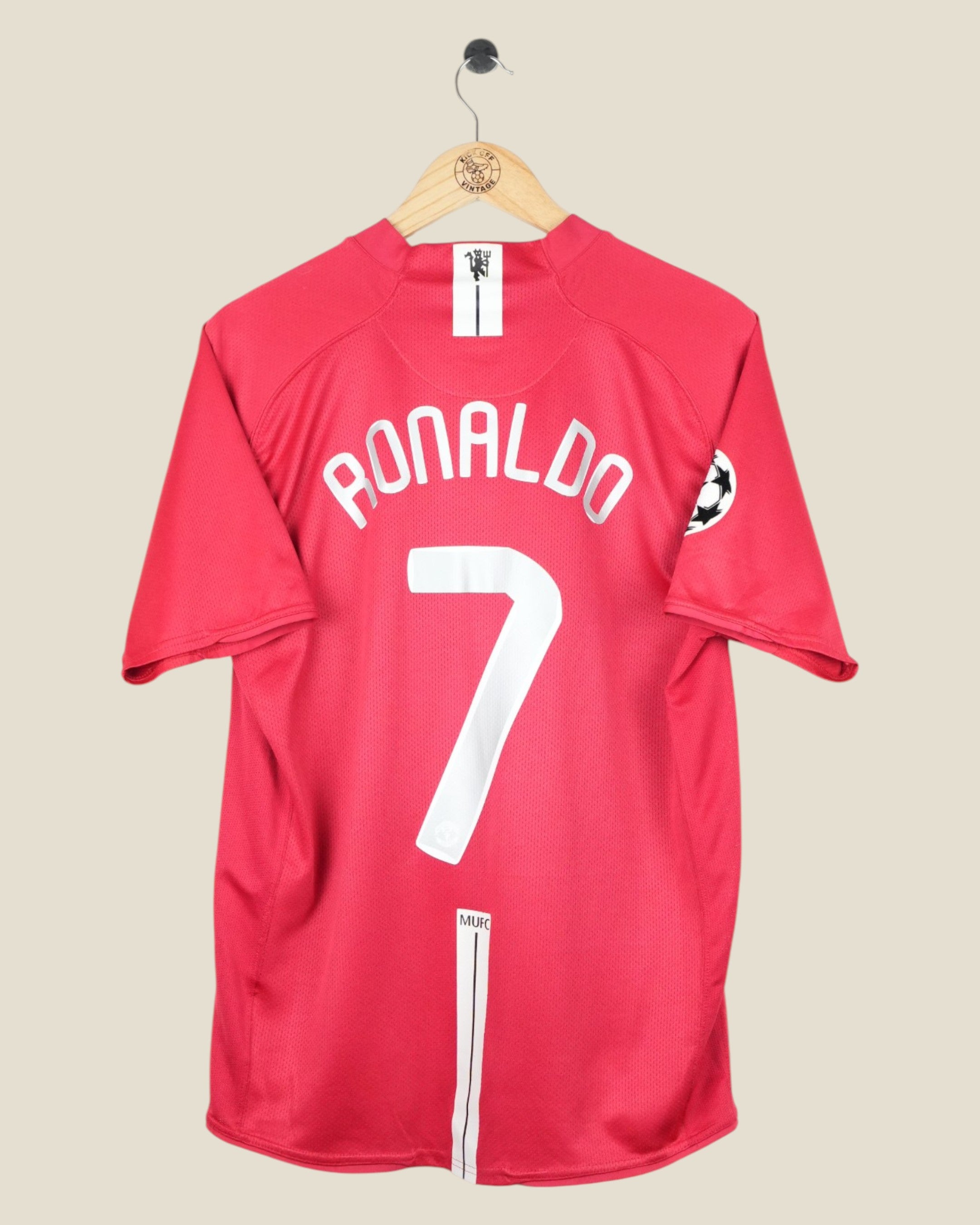 MANCHESTER UNITED 2007/08 RONALDO HOME SHIRT (L) NIKE