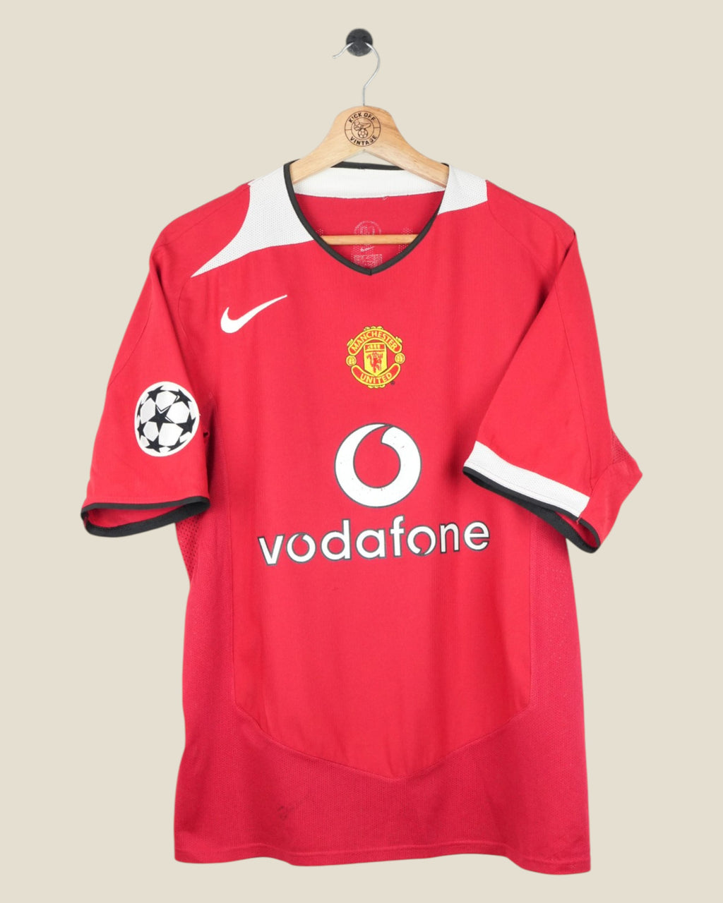 MANCHESTER UNITED 2004/05 RONALDO HOME SHIRT UCL (L) NIKE