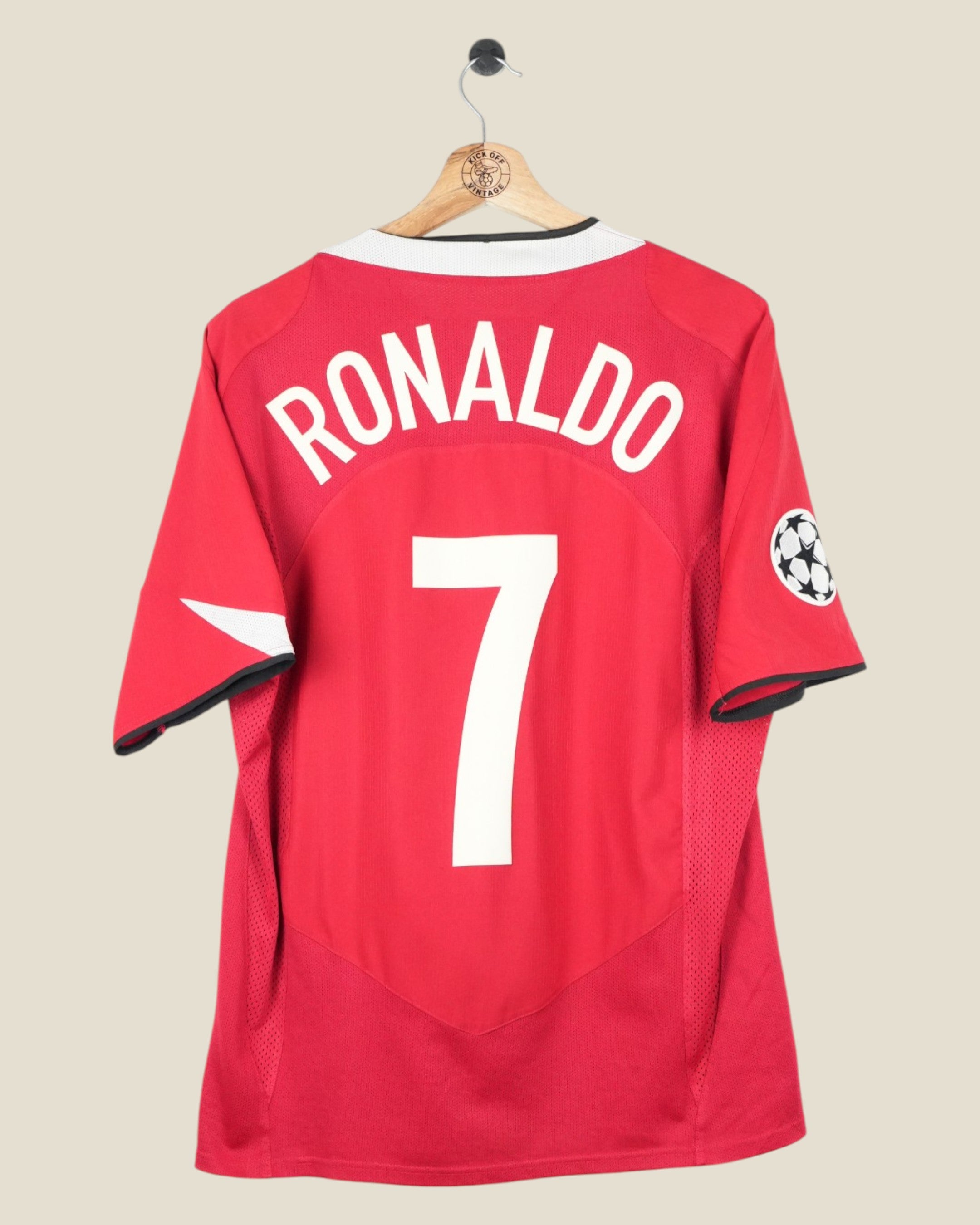 MANCHESTER UNITED 2004/05 RONALDO HOME SHIRT UCL (L) NIKE