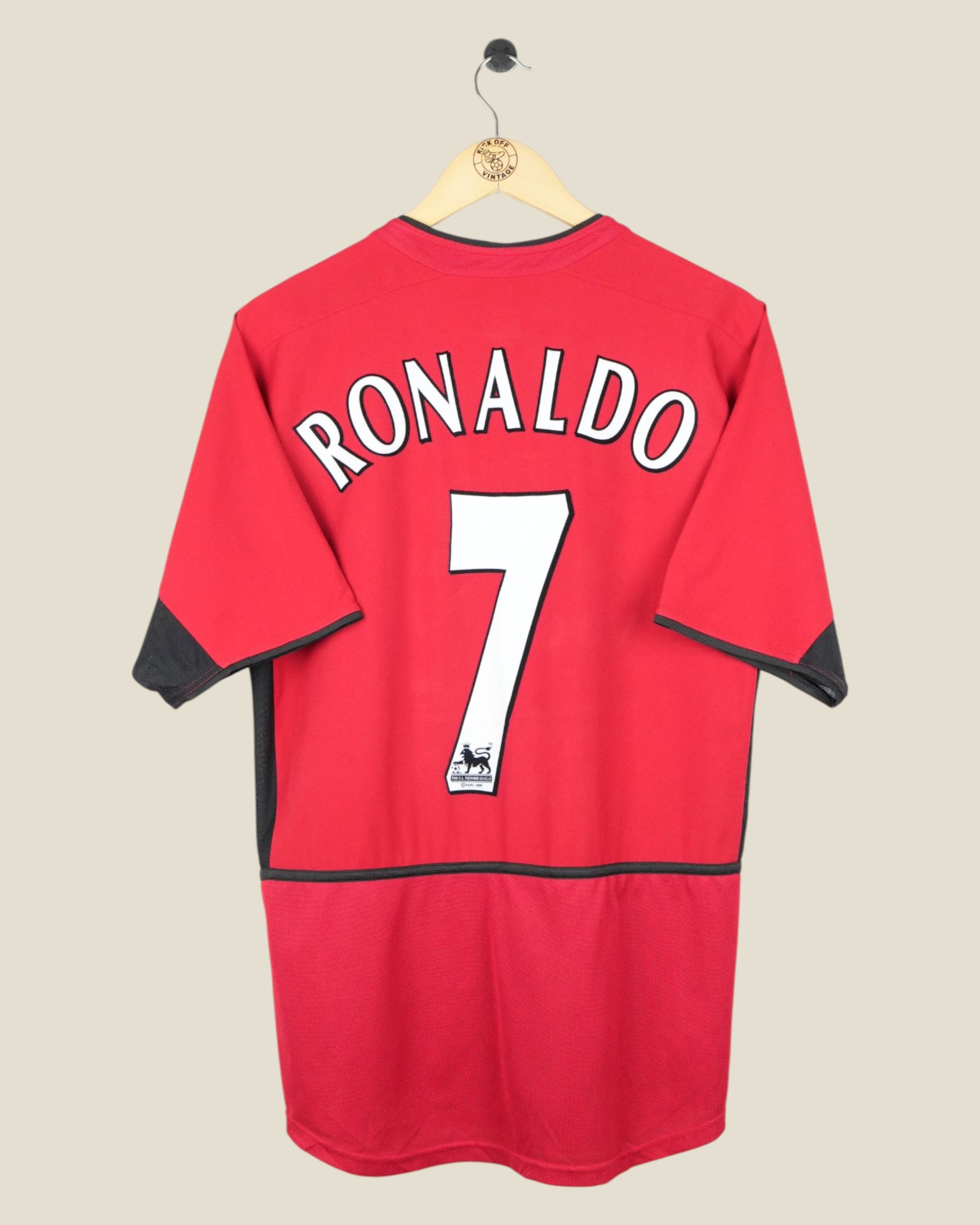 MANCHESTER UNITED 2003/04 RONALDO HOME SHIRT (M) NIKE