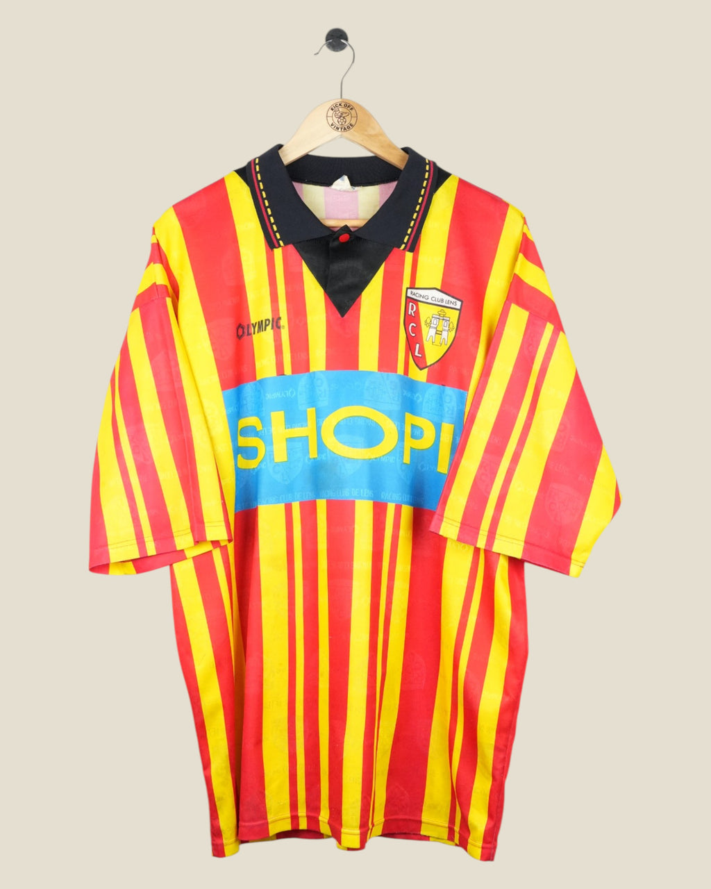 LENS 1995/96 HOME SHIRT (XL) OLYMPIC