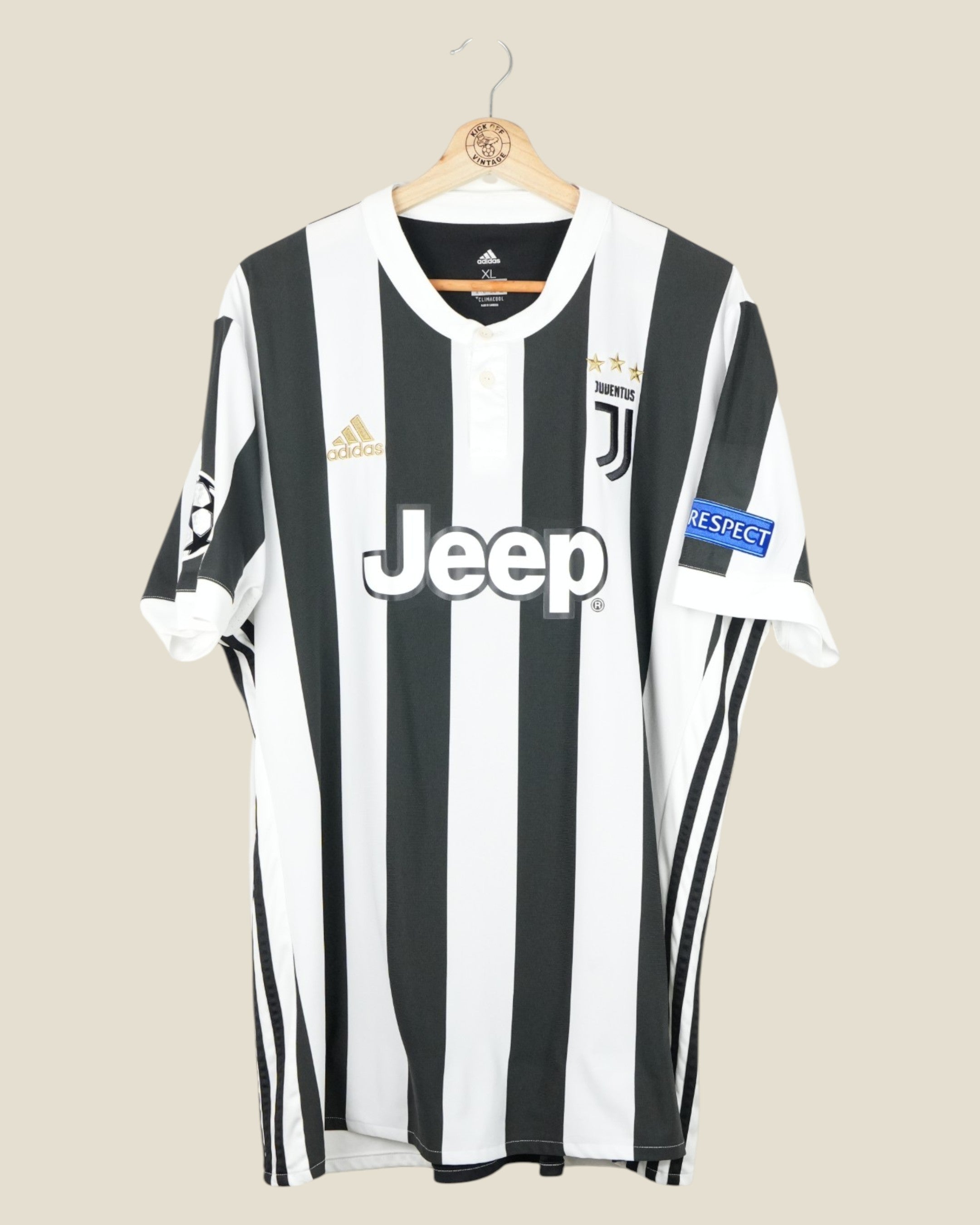 JUVENTUS 2017/18 PJANIC UCL HOME SHIRT (XL) ADIDAS