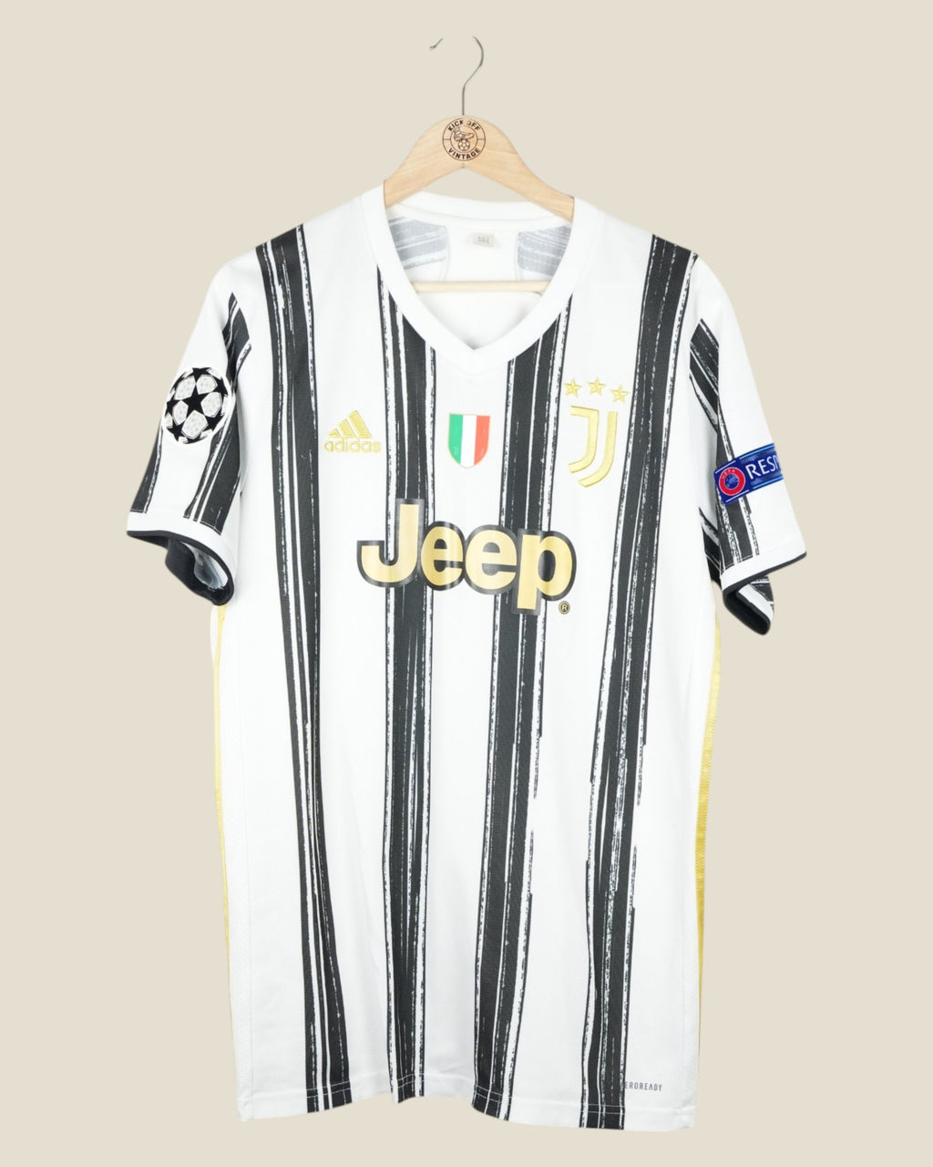 JUVENTUS 2020/21 RONALDO HOME SHIRT UCL (L) ADIDAS