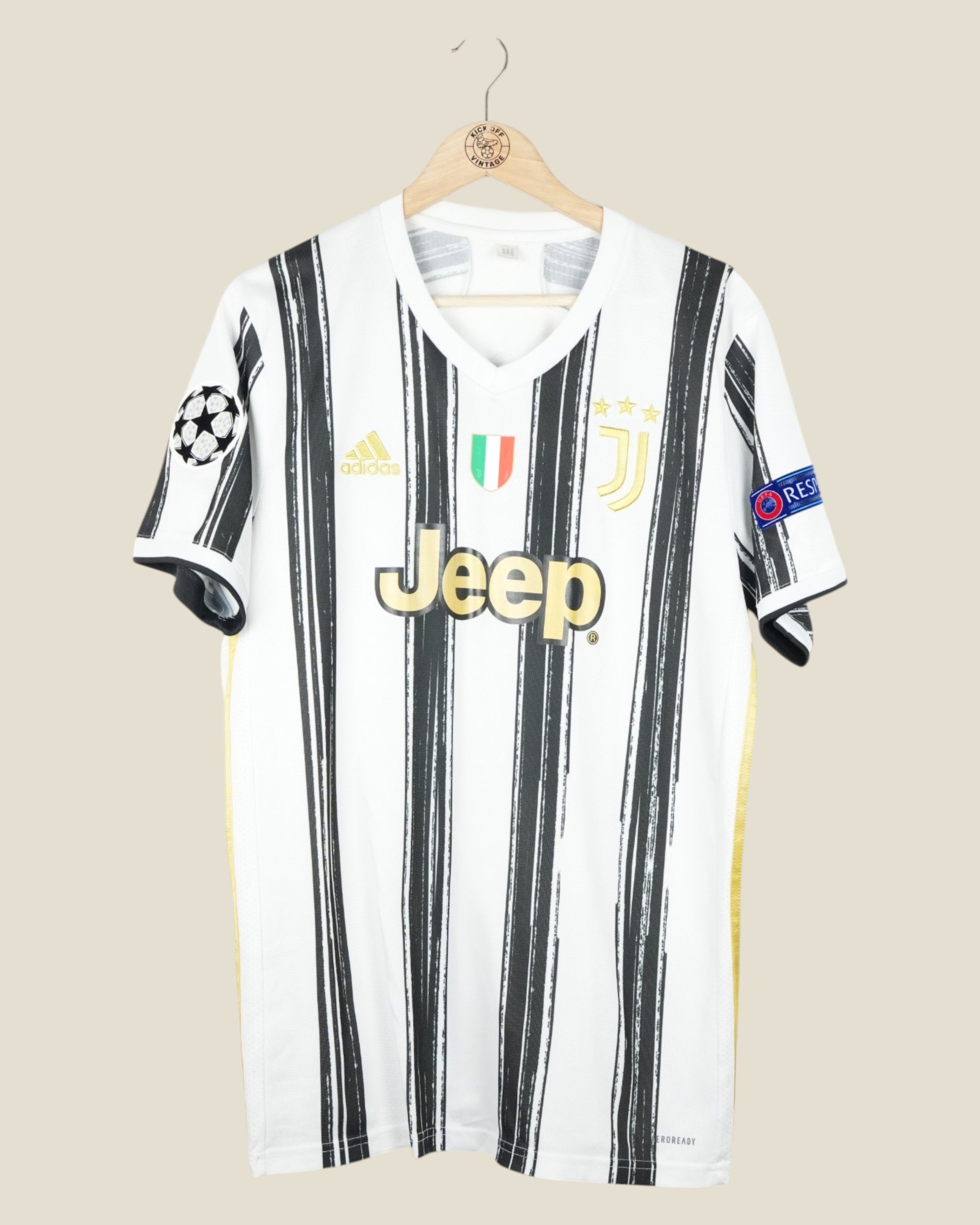 JUVENTUS 2020/21 RONALDO HOME SHIRT UCL (L) ADIDAS