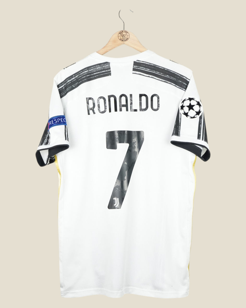 JUVENTUS 2020/21 RONALDO HOME SHIRT UCL (L) ADIDAS