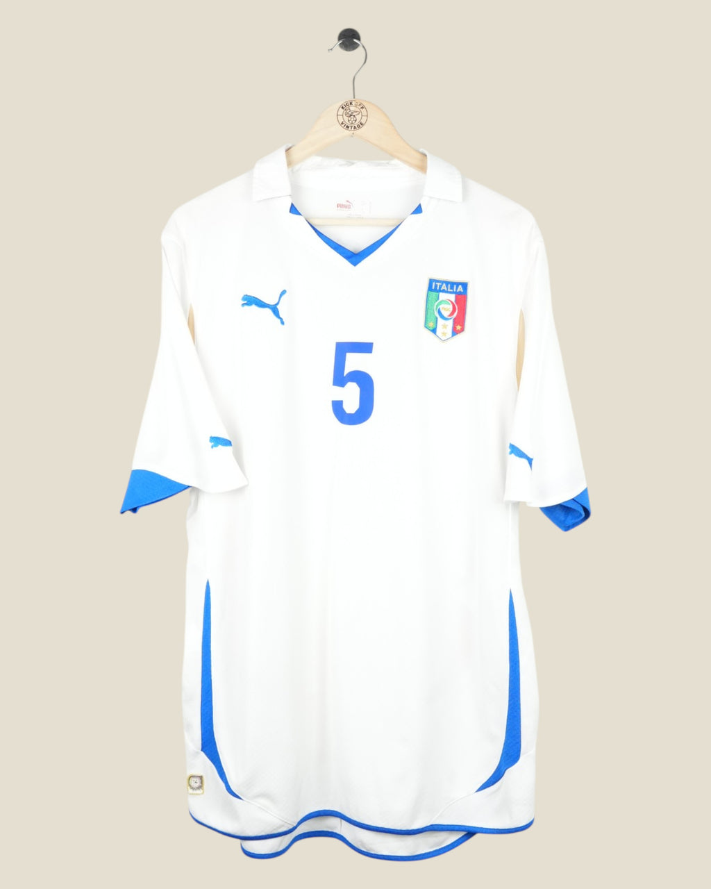 ITALY 2010 CANNAVARO AWAY SHIRT (L) PUMA