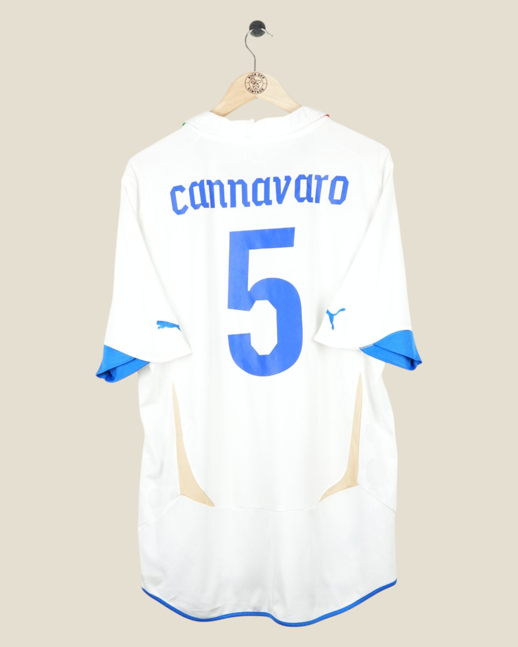 ITALY 2010 CANNAVARO AWAY SHIRT (L) PUMA
