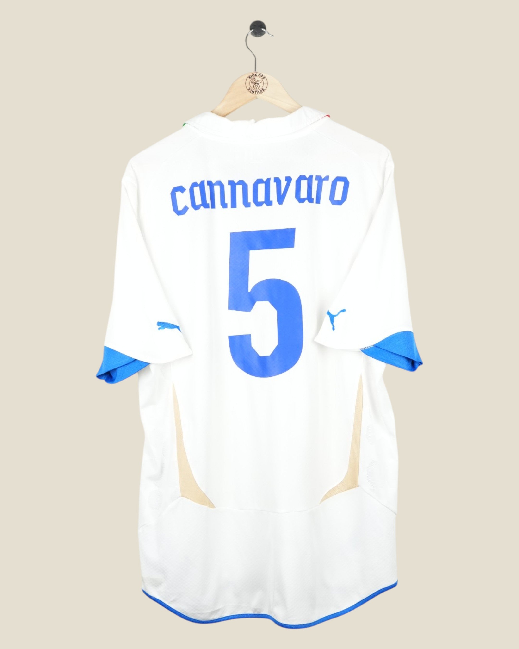 ITALY 2010 CANNAVARO AWAY SHIRT (L) PUMA