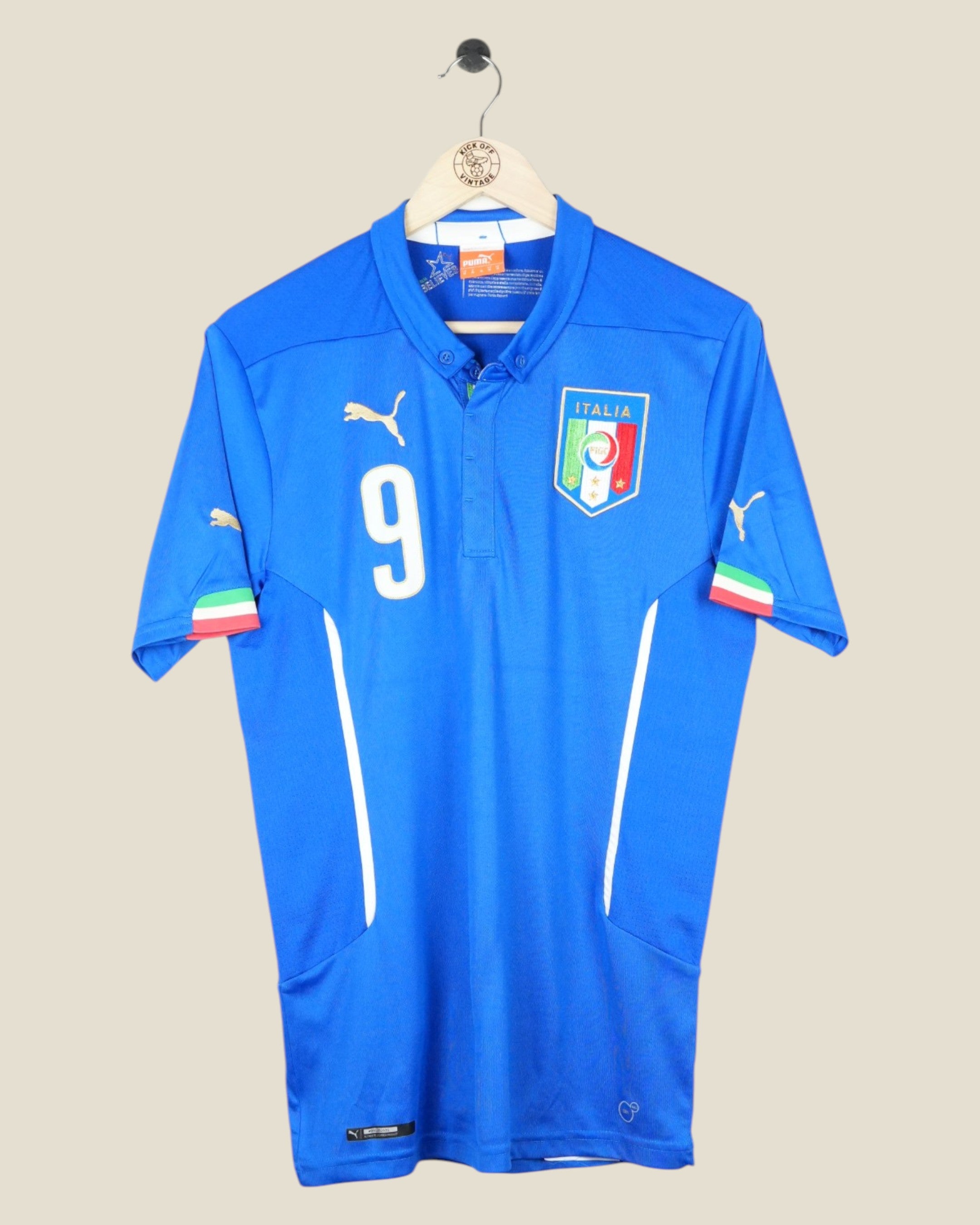 ITALY 2014 BALOTELLI HOME SHIRT (M) PUMA