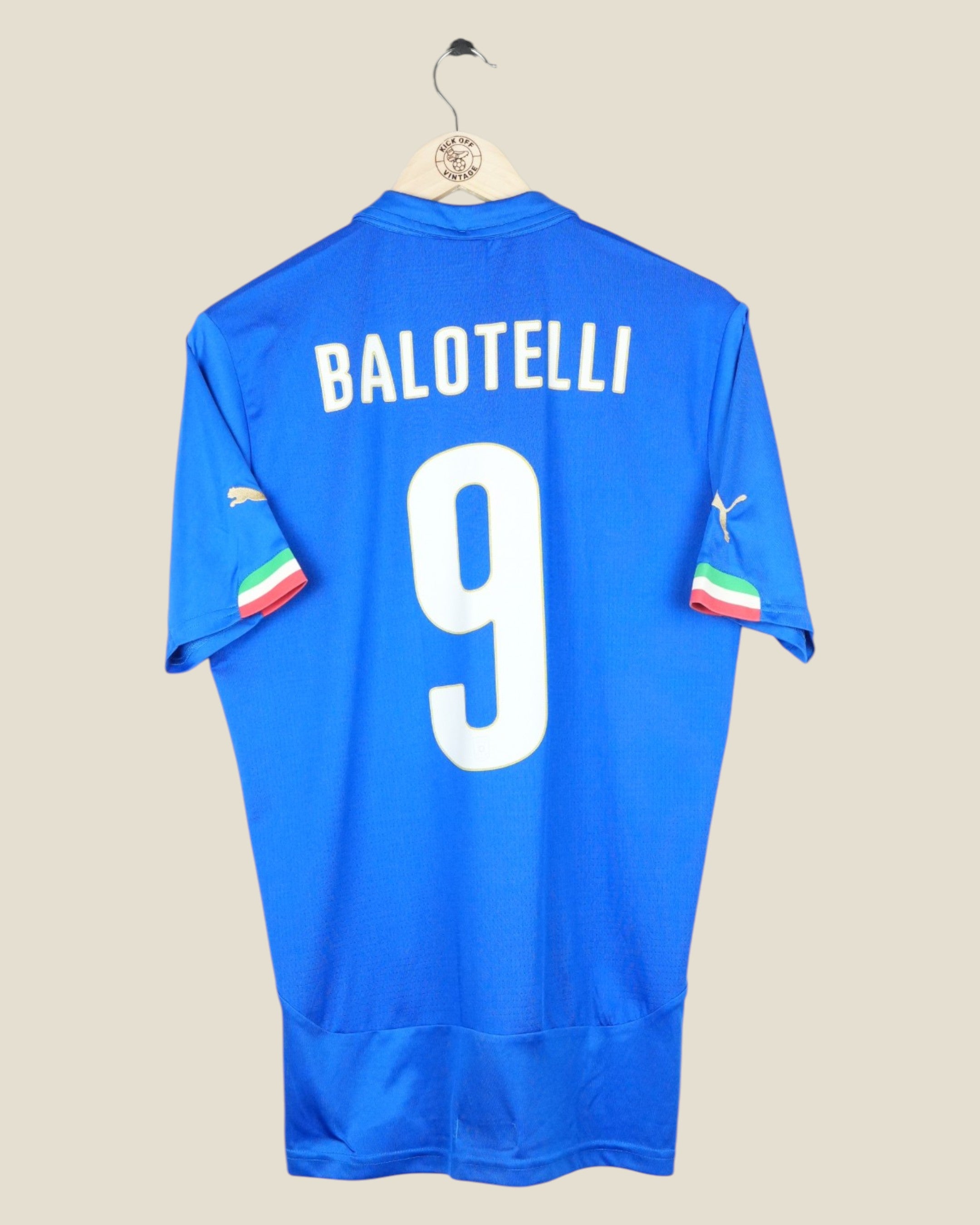 ITALY 2014 BALOTELLI HOME SHIRT (M) PUMA