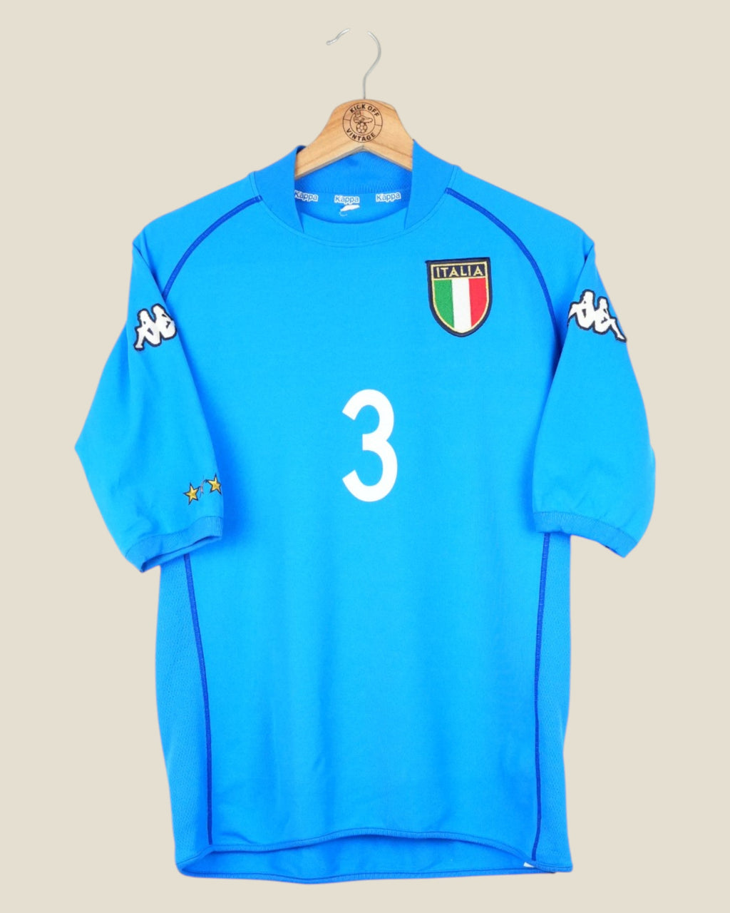 ITALY 2002 MALDINI HOME SHIRT (M) KAPPA