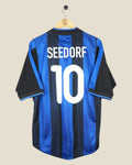INTER MILAN 2000/01 SEEDORF HOME SHIRT (L) NIKE