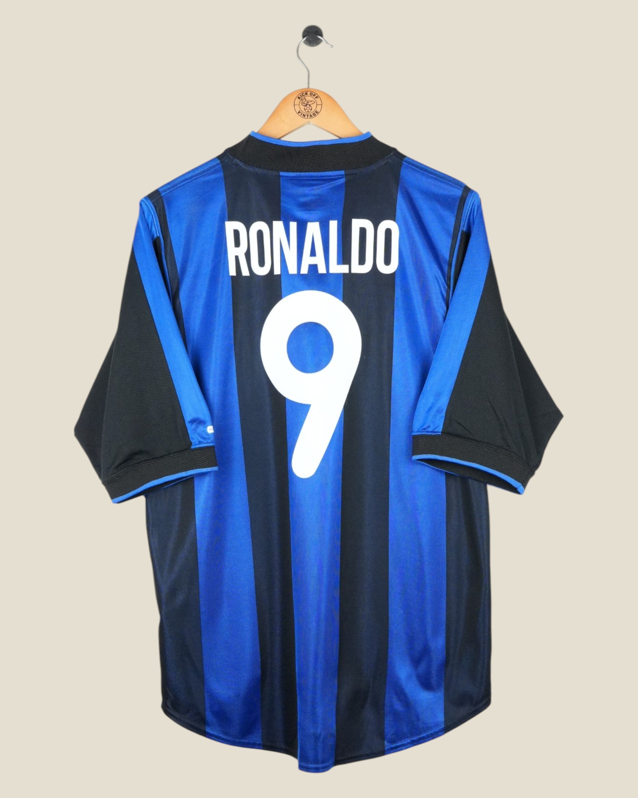 INTER MILAN 2000/01 RONALDO HOME SHIRT (L) NIKE