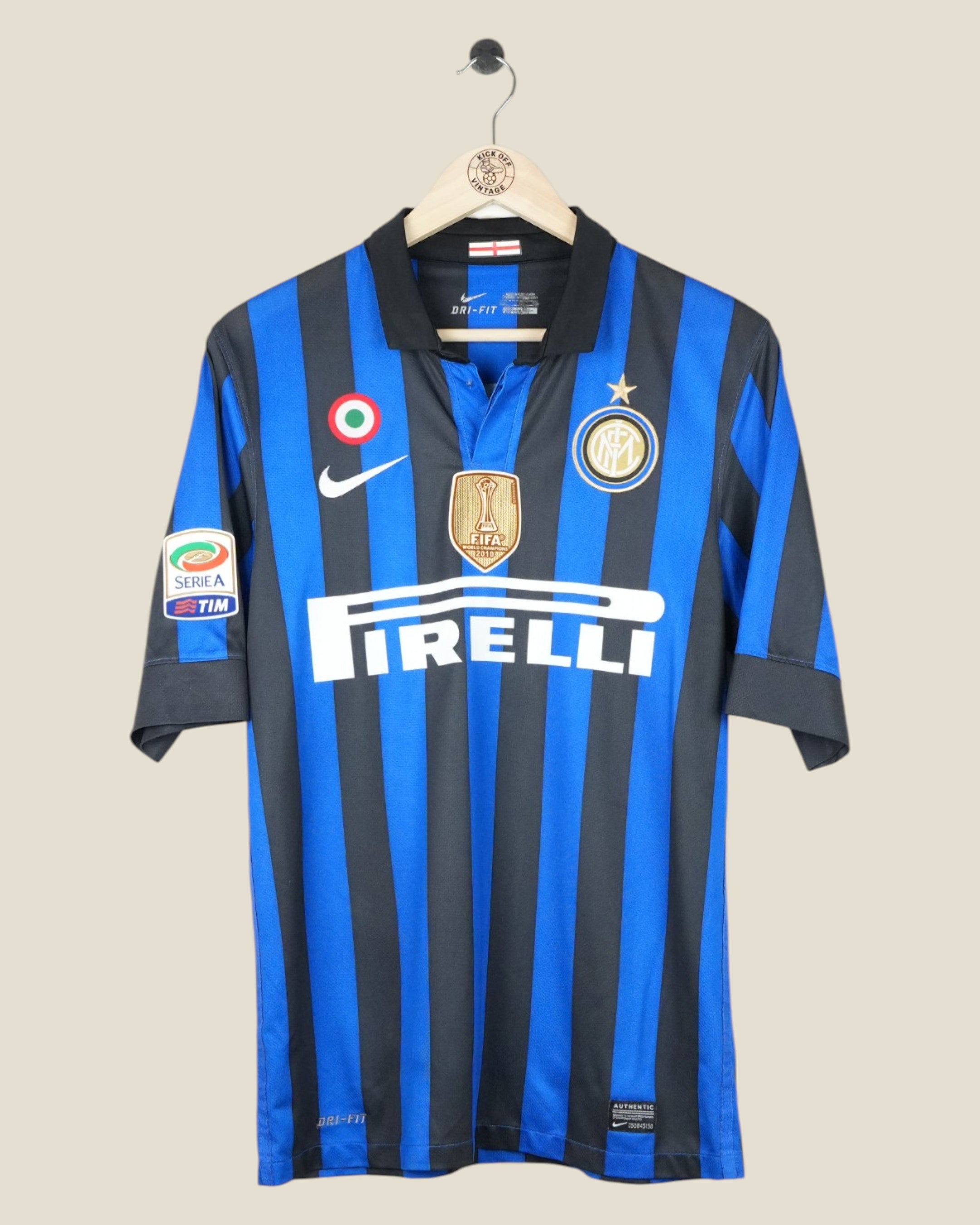 INTER MILAN 2011/12 LUCIO HOME SHIRT SERIA (M/L) NIKE