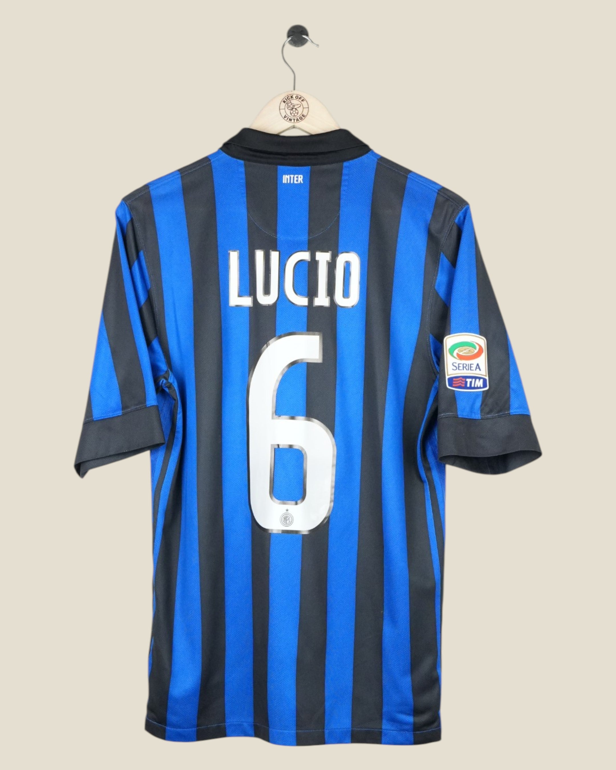 INTER MILAN 2011/12 LUCIO HOME SHIRT SERIA (M/L) NIKE