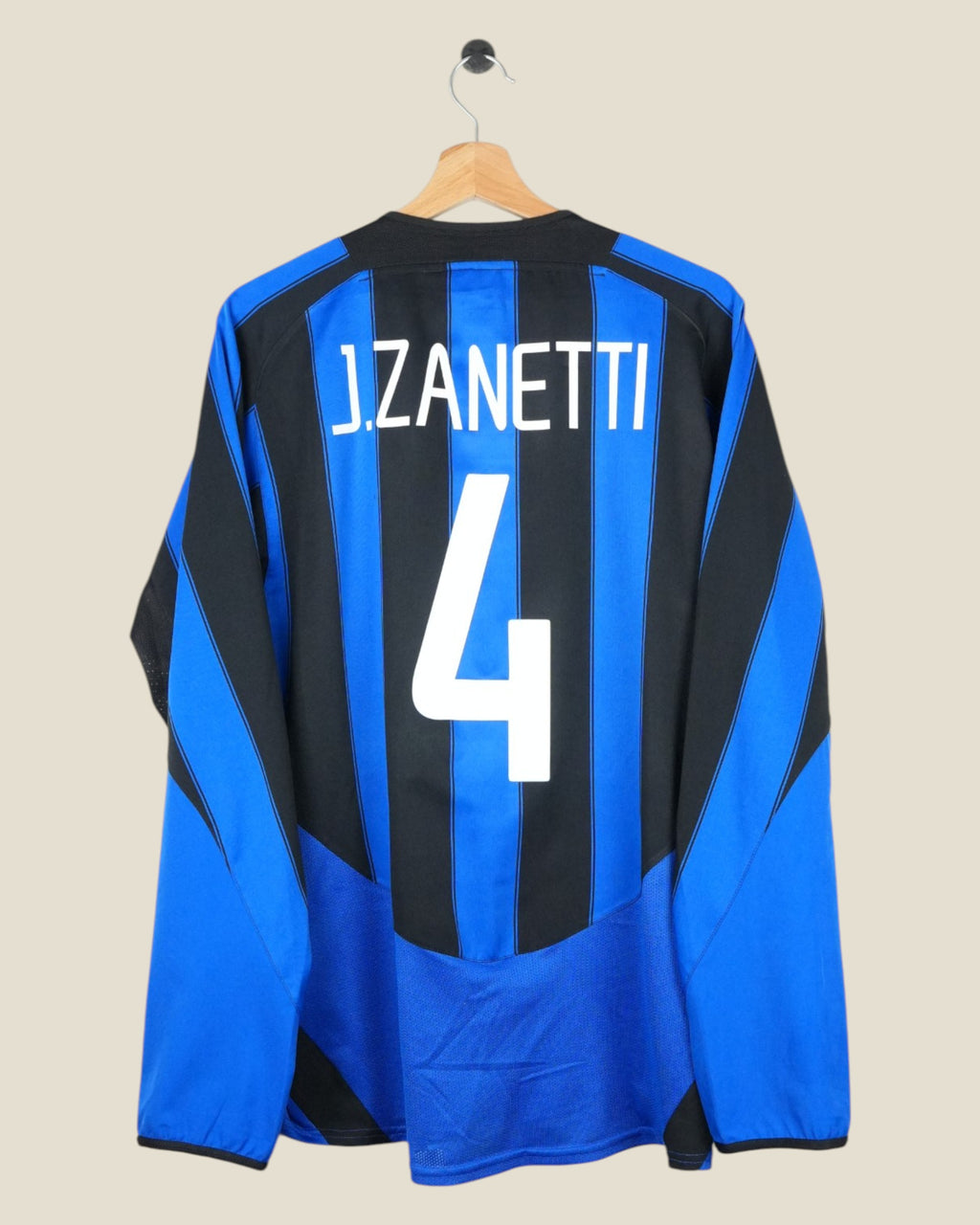 INTER MILAN 2003/04 ZANETTI HOME SHIRT L/S (M) NIKE