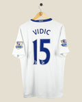 MANCHESTER UNITED 2008/09 VIDIC SIGNED AWAY SHIRT (L) NIKE