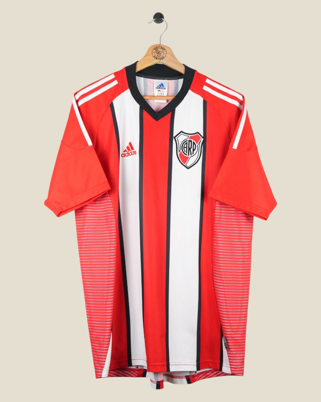 RIVER PLATE 2002/03 HOME SHIRT (M) ADIDAS