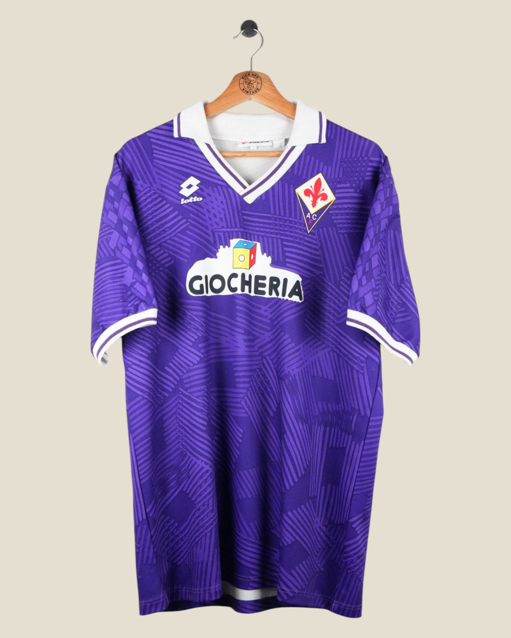 FIORENTINA 1991/92 HOME SHIRT (XL) LOTTO