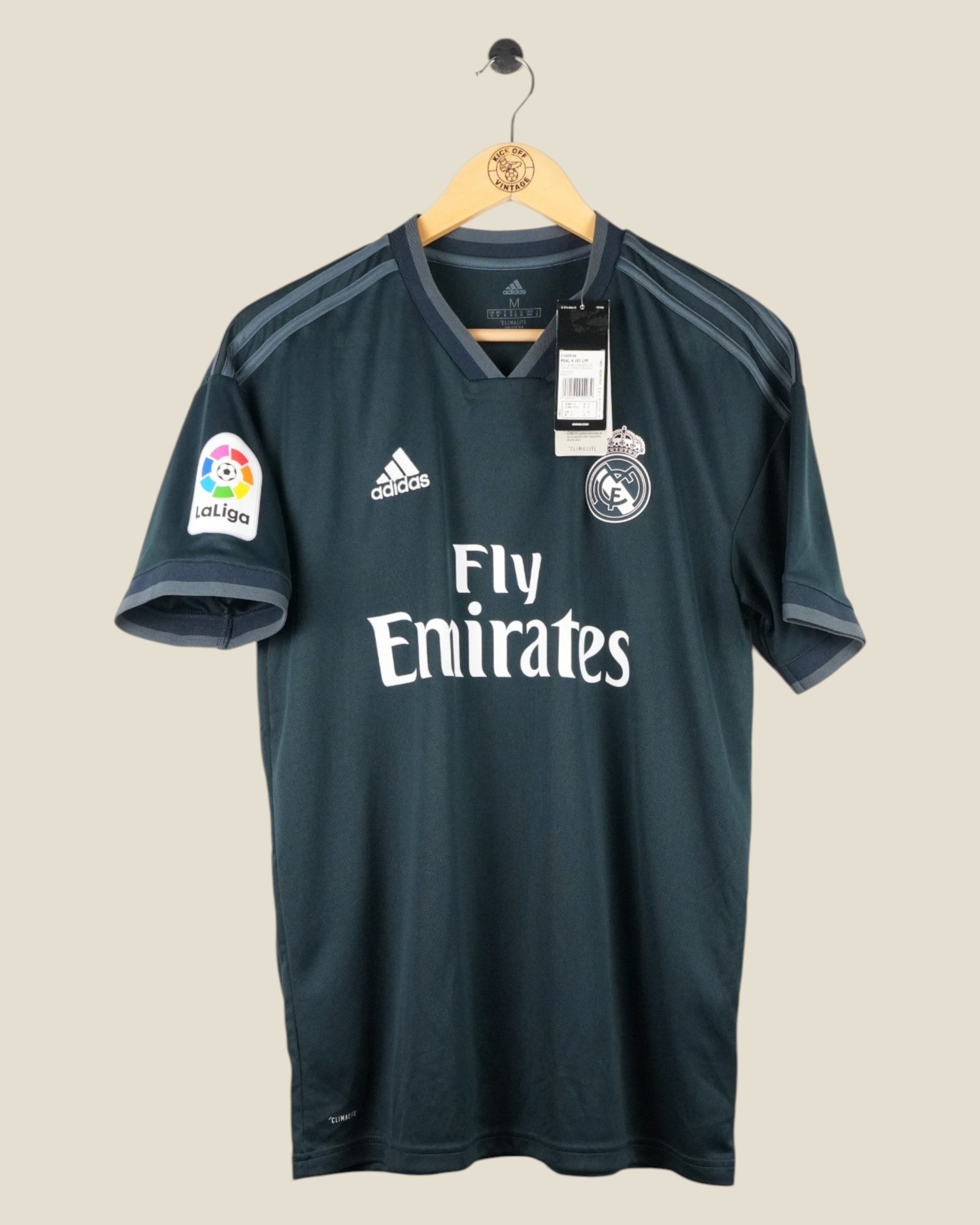 REAL MADRID 2018/19 VINICIUS JR AWAY SHIRT (M) ADIDAS