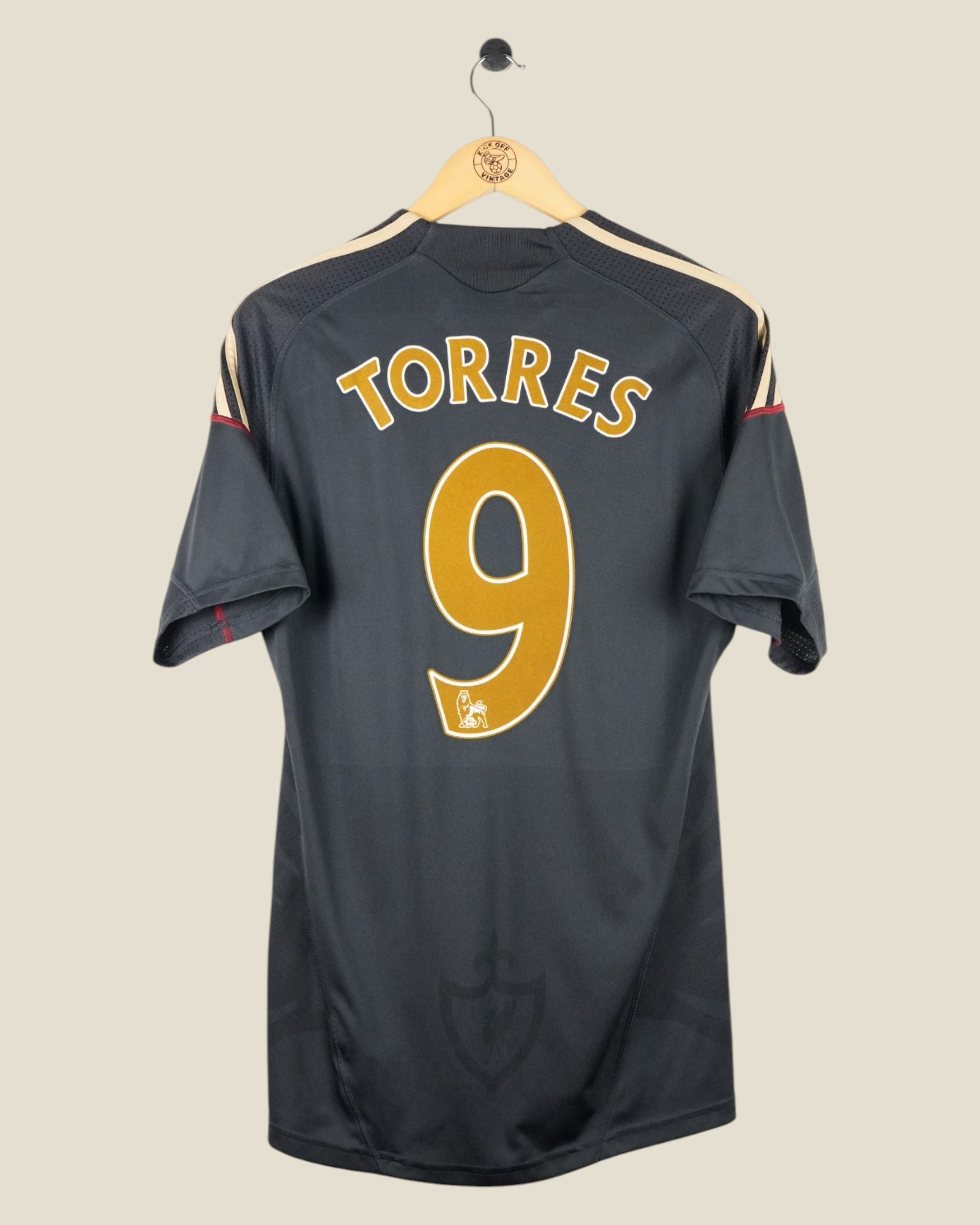 LIVERPOOL 2009/10 TORRES AWAY SHIRT (M) ADIDAS