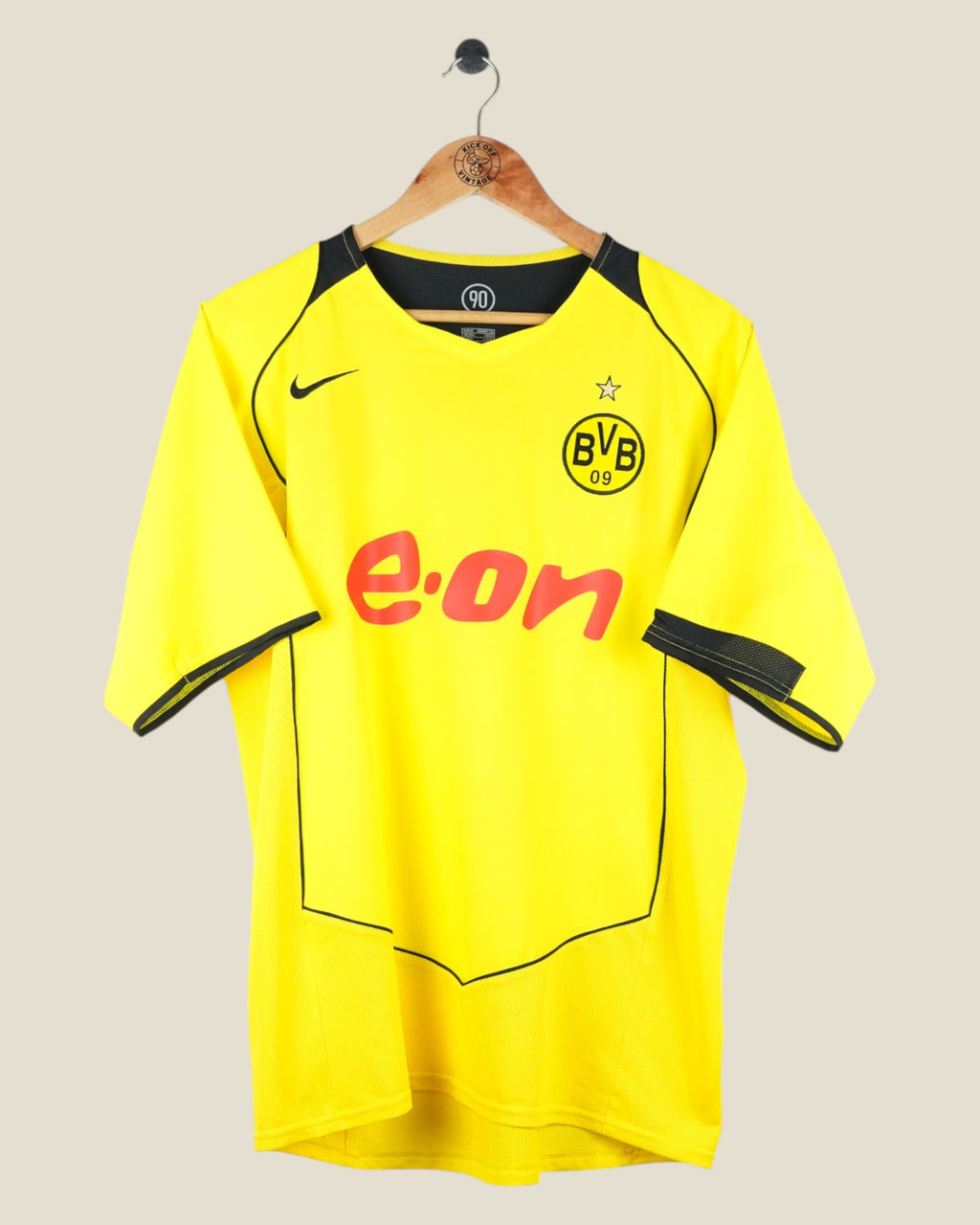 BORUSSIA DORTMUND 2004/05 ROSICKY HOME SHIRT (M) NIKE