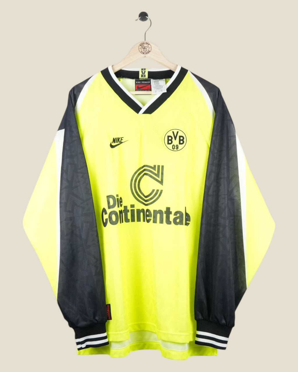 BORUSSIA DORTMUND 1995/96 HOME SHIRT L/S (XXL) NIKE