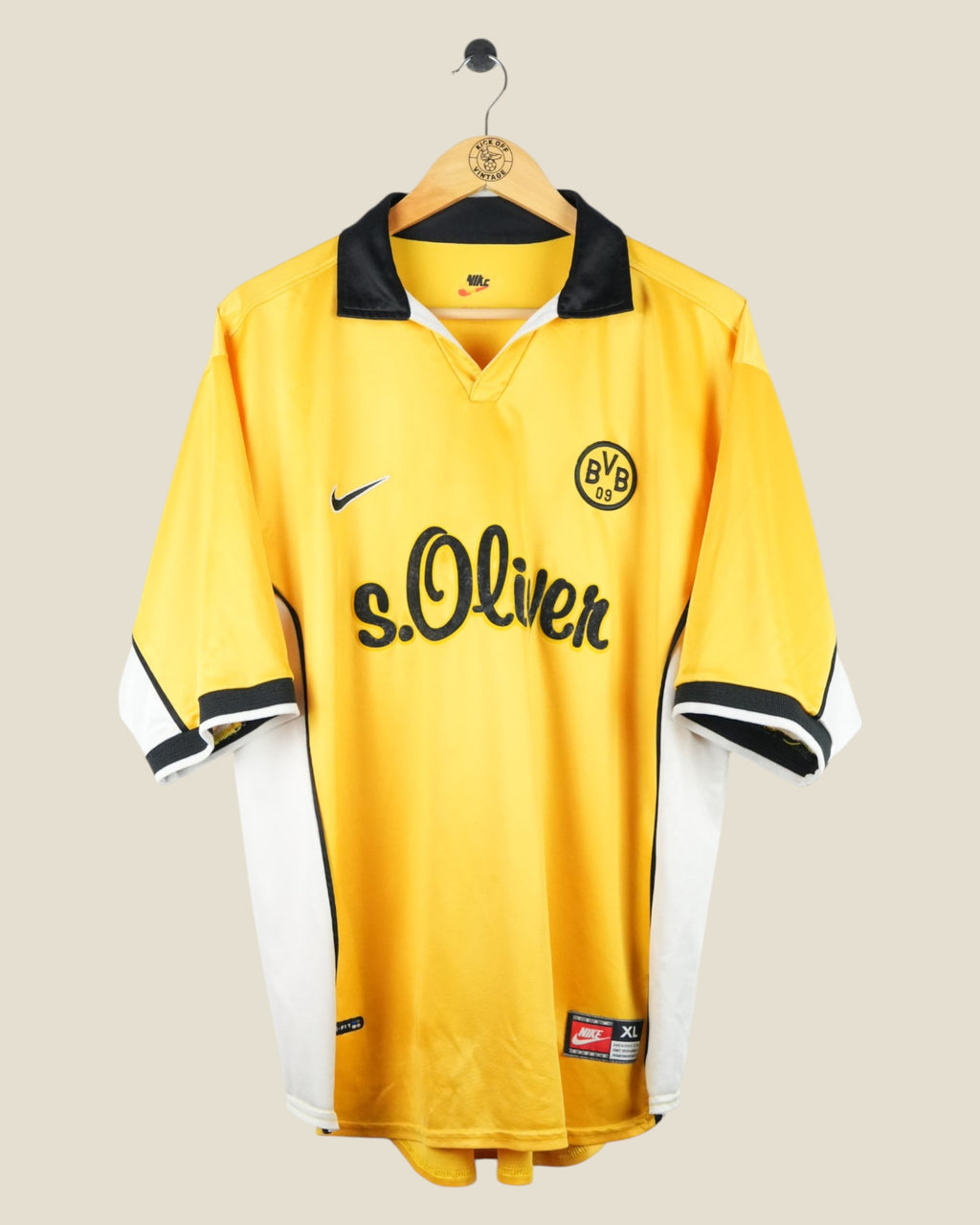 BORUSSIA DORTMUND 1998/00 HOME SHIRT (XL) NIKE