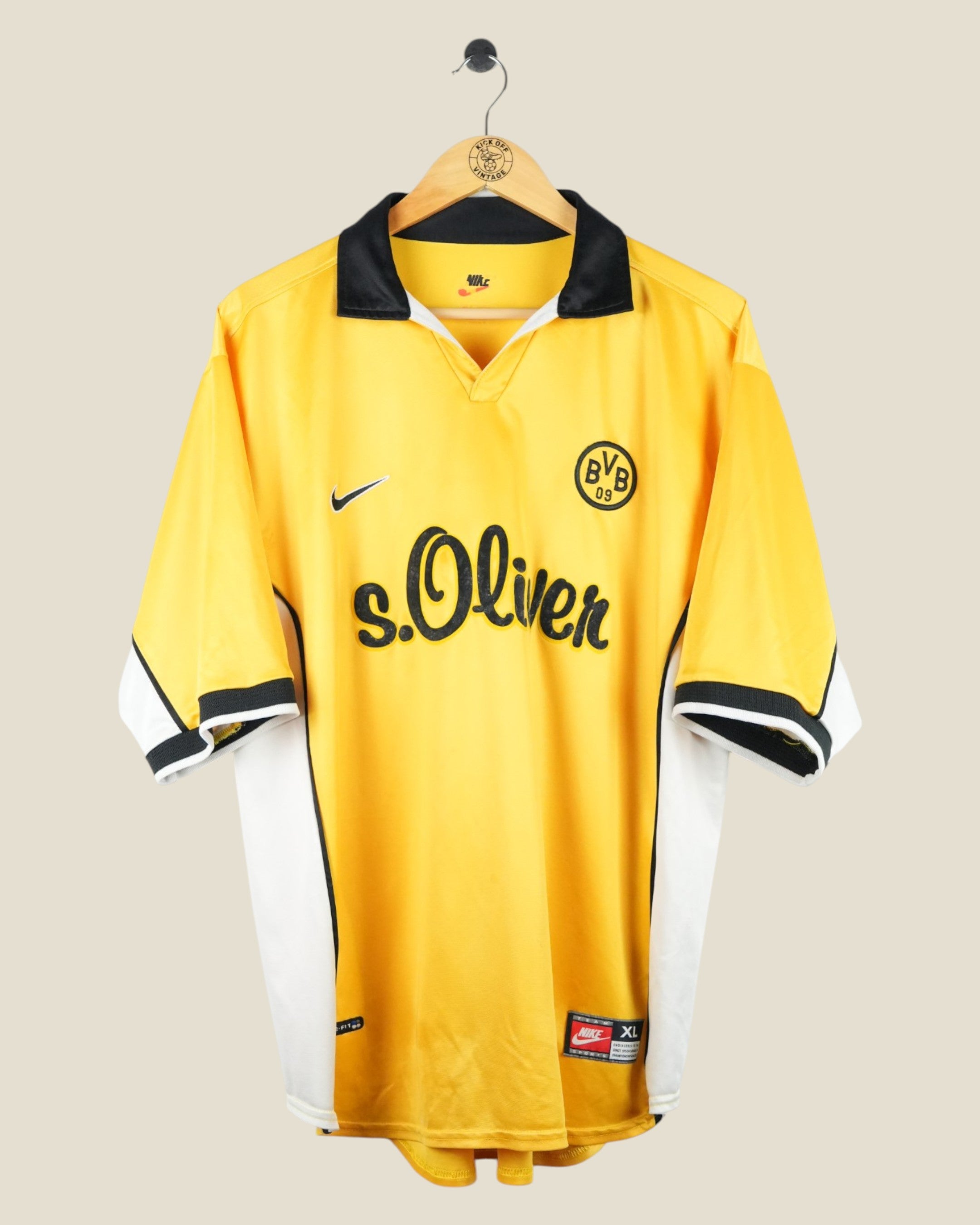 BORUSSIA DORTMUND 1998/00 HOME SHIRT (XL) NIKE