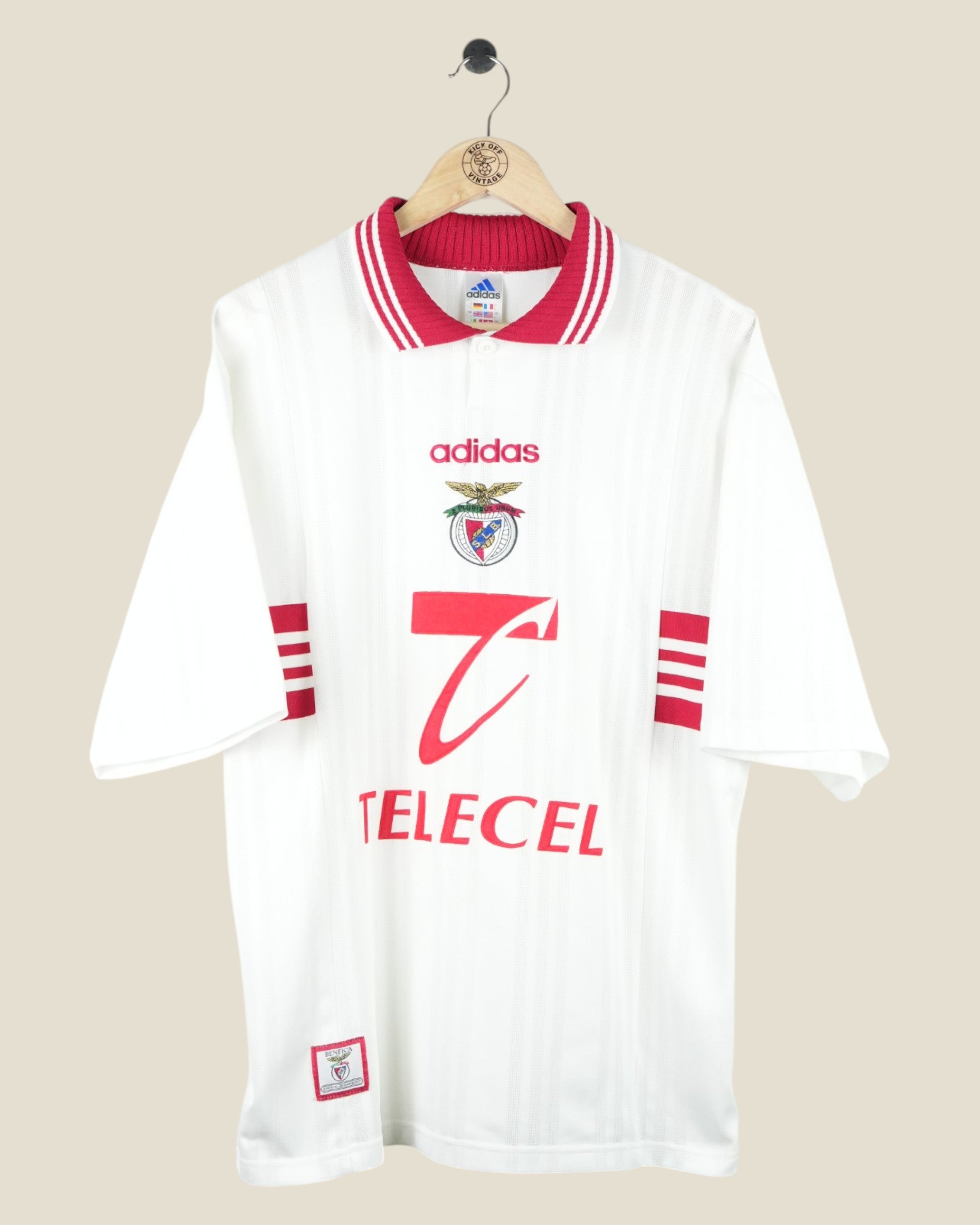 BENFICA 1997/98 EUROPEAN SHIRT (L) ADIDAS